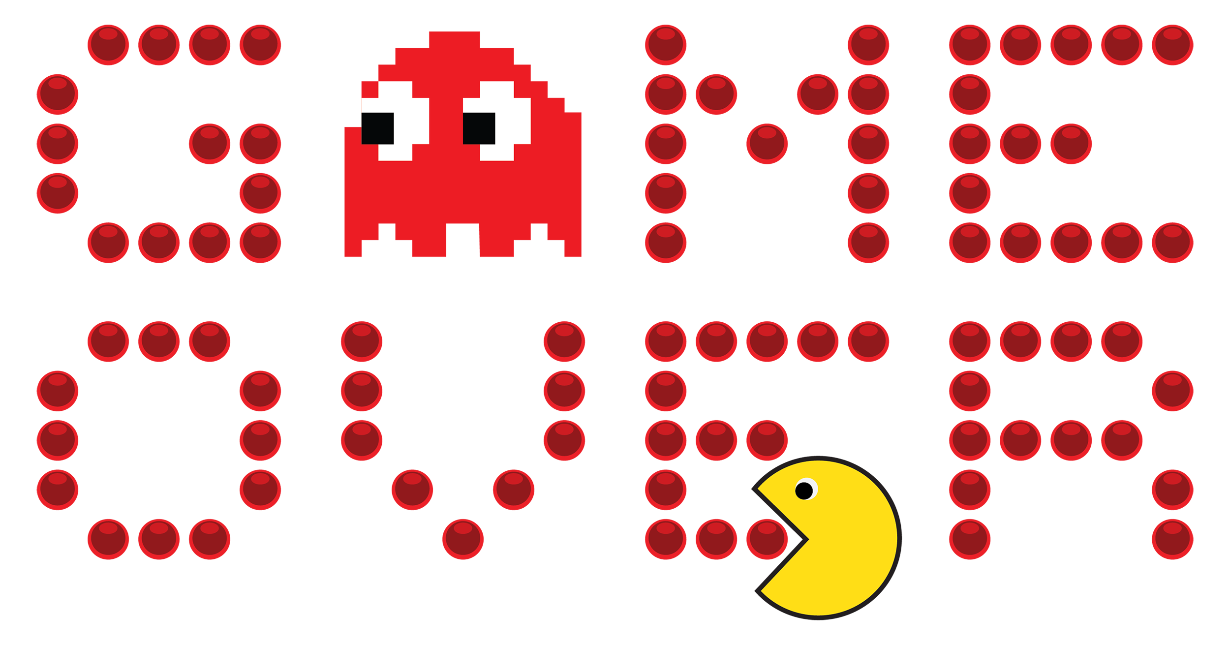 Pac Man 80-90s by Daniela Toska Pac Man 80-90s in Cartoon & Caricature Inspiration by Daniela Toska