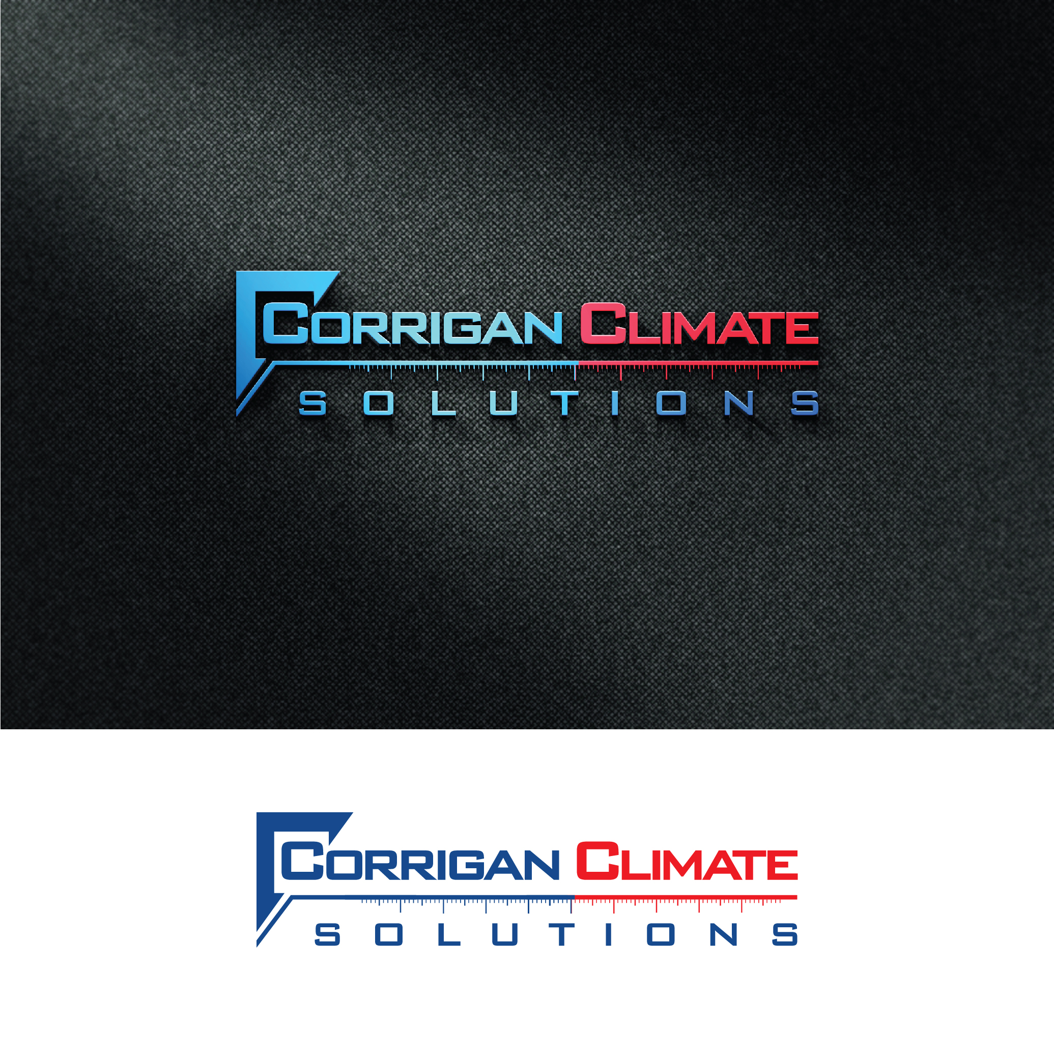 Corrigan Climate Logo in Logo & Social Media Pack Inspiration by Graphictech