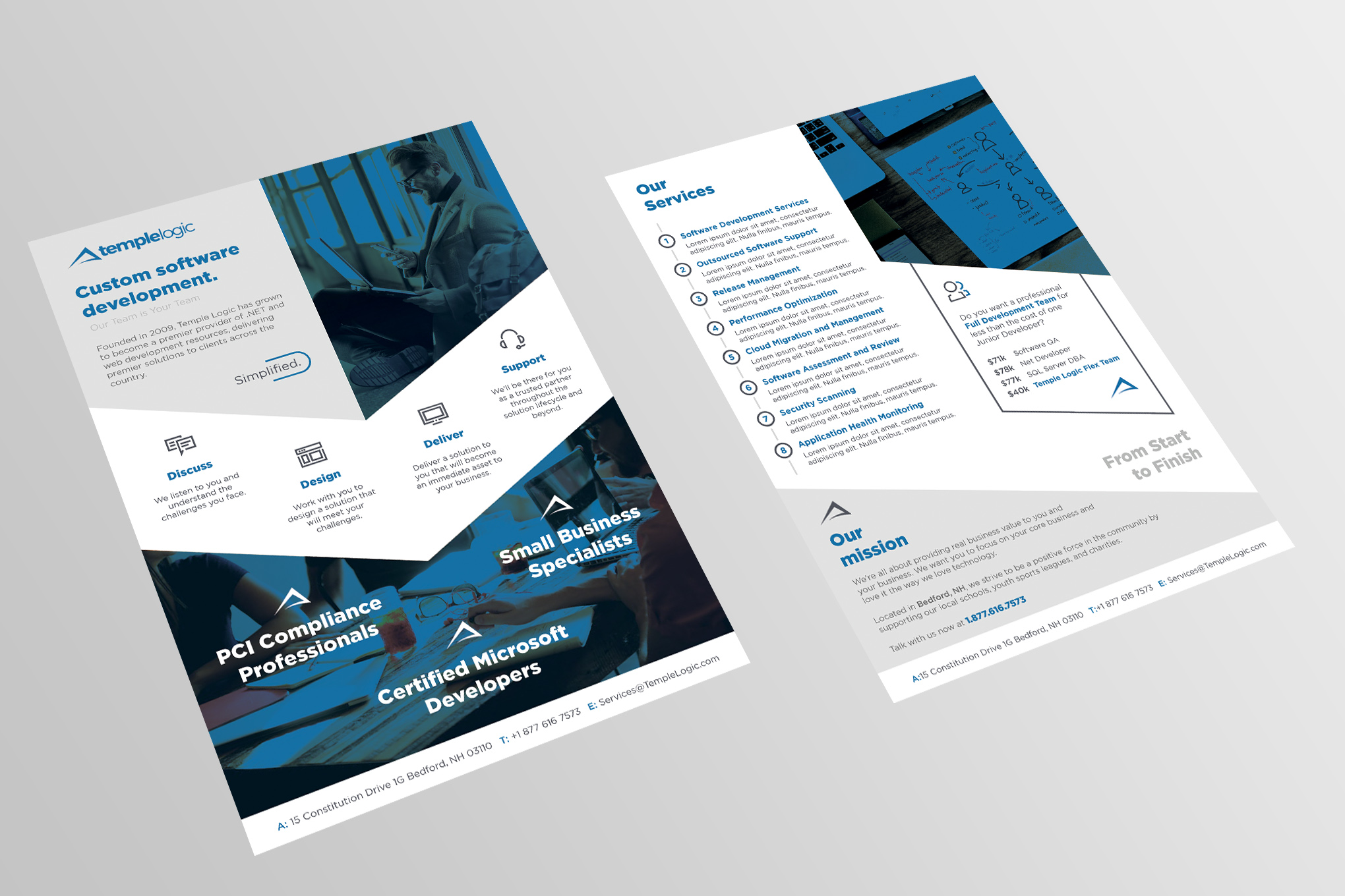 Double sided flyer by Markosimic Double sided flyer in Website Design Inspiration by Markosimic