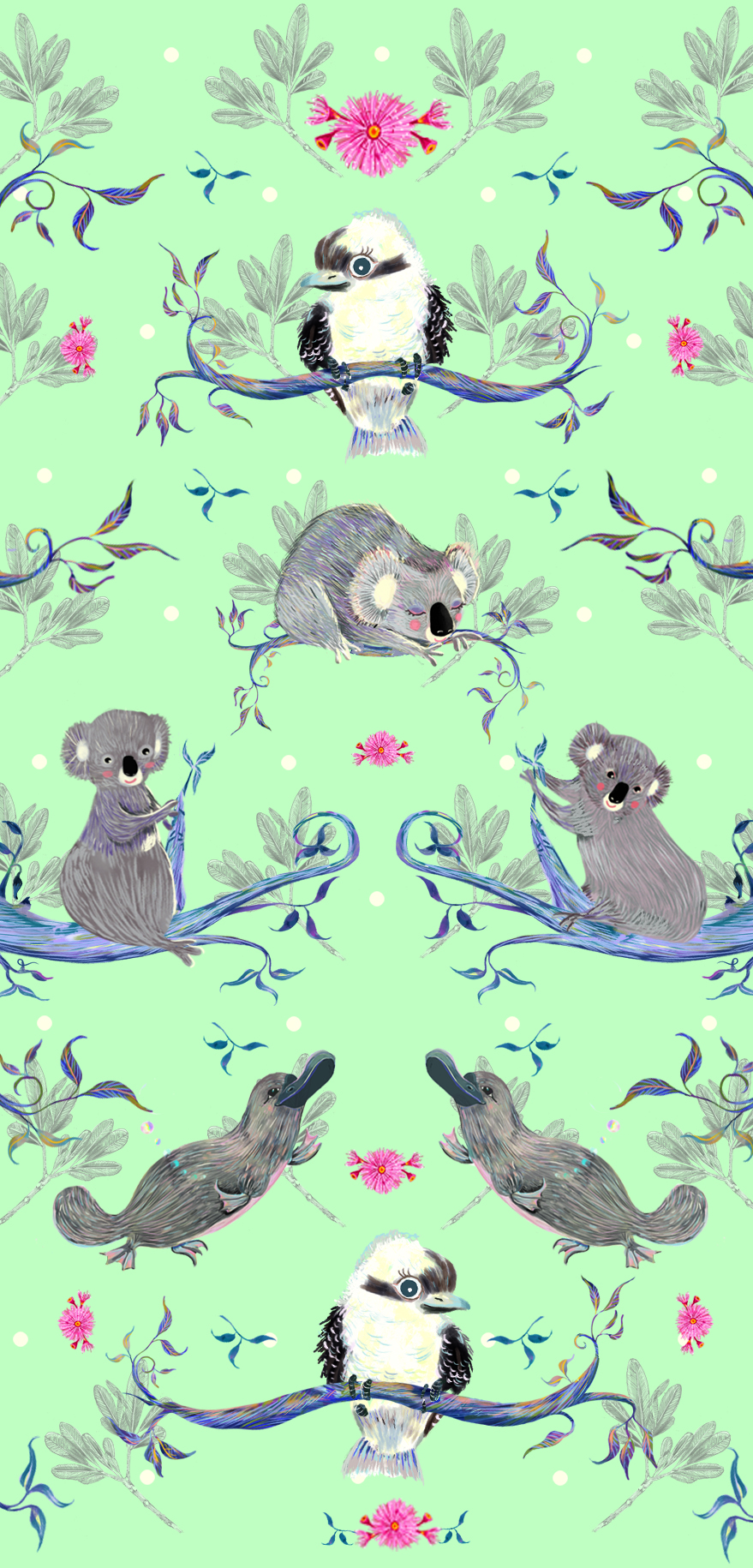 Australiana in Mobile Cover Design Inspiration by Imogen_joy