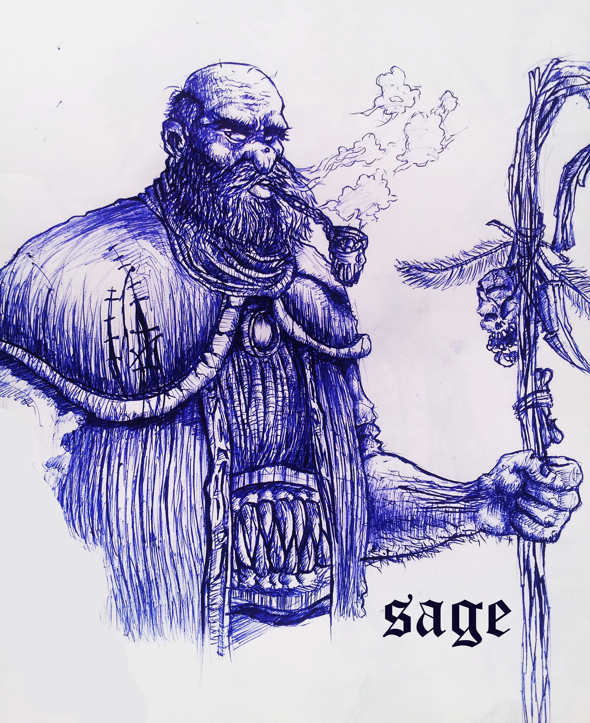 Sage in Drawing Inspiration by Nweke Stanley