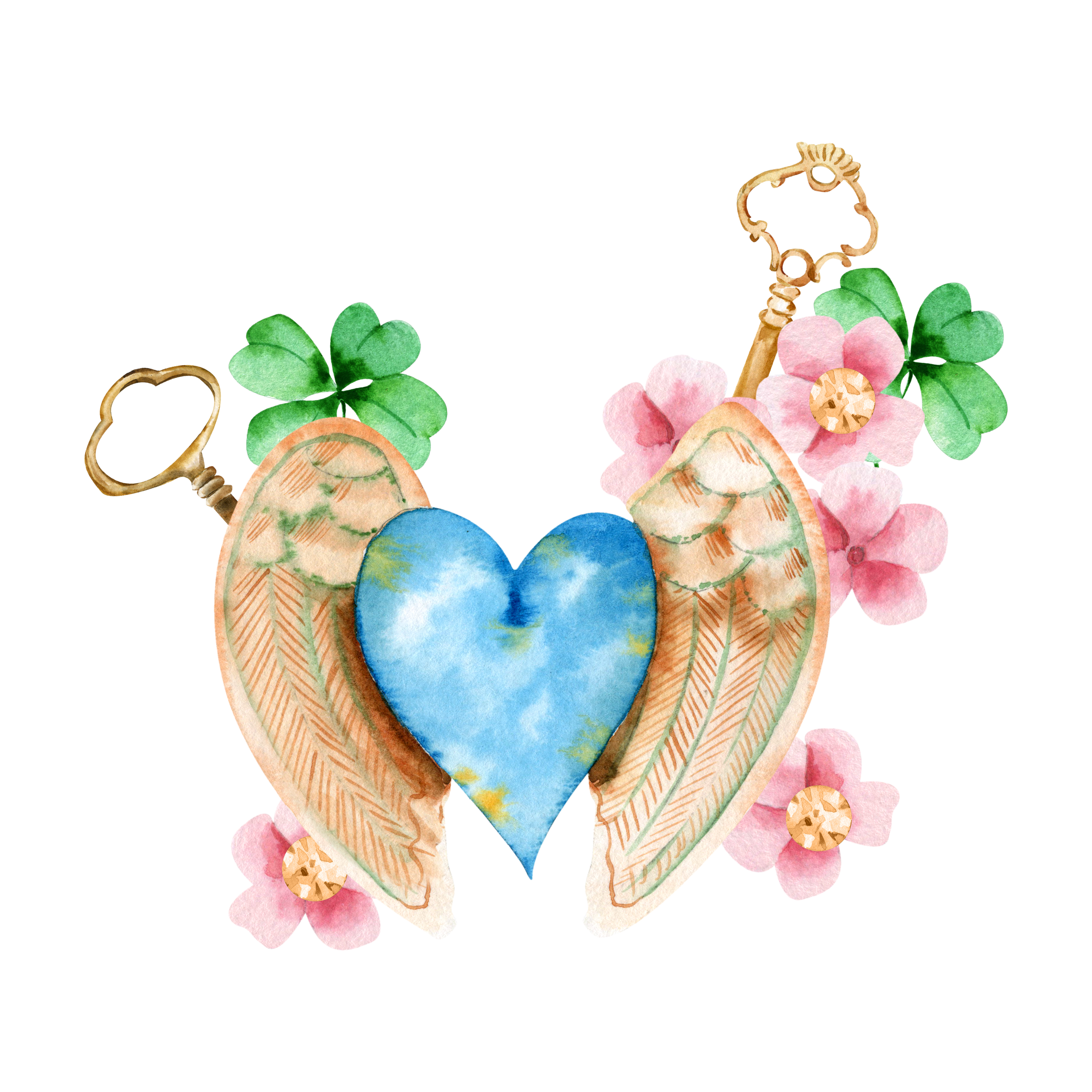 Love and Lucky Shamrock 4 in Illustration and Graphics Inspiration by Olga Koelsch