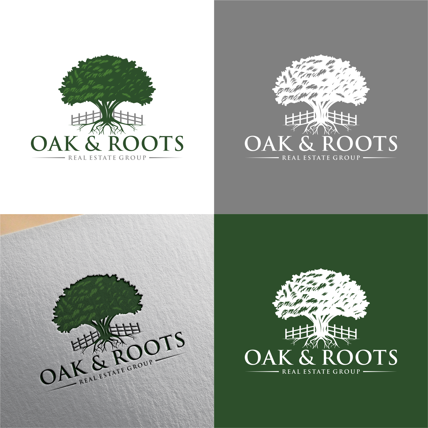 oaks root in Logo Design Inspiration by Wonhouse