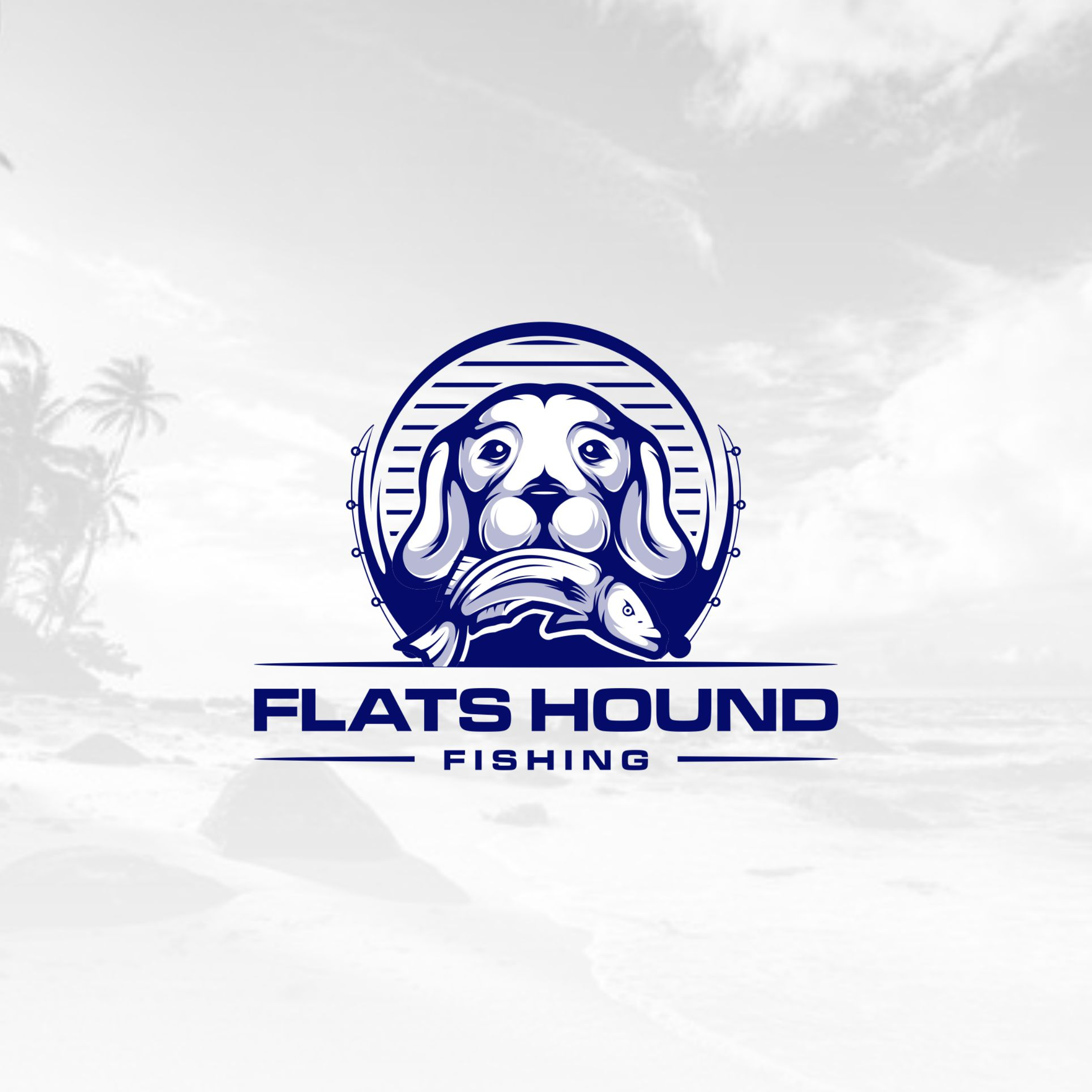 flats hound fishing in Logo Design Inspiration by Wonhouse