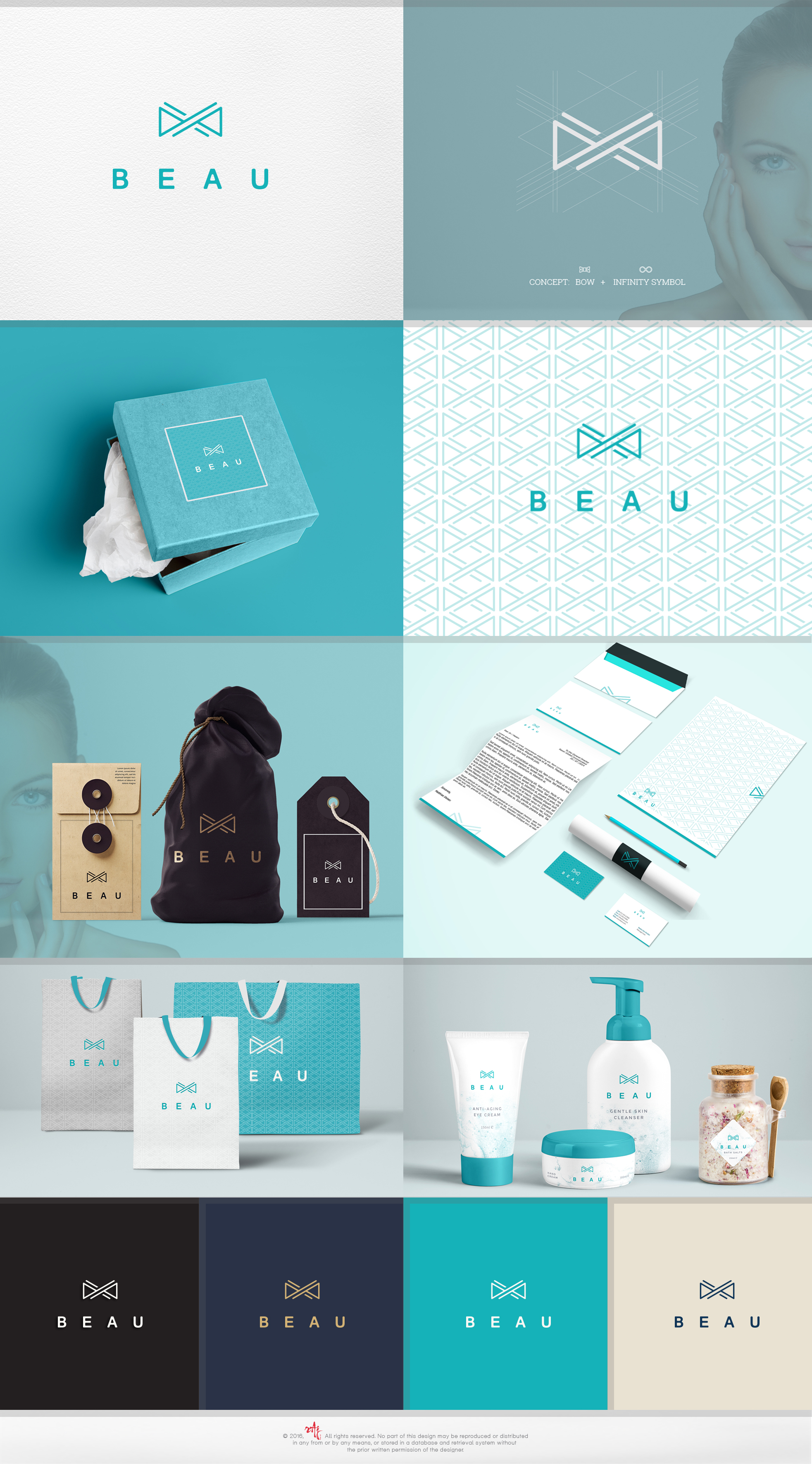 Minimal logo for Beau by Salam Minimal logo for Beau in Logo & Brand Identity Inspiration by Salam