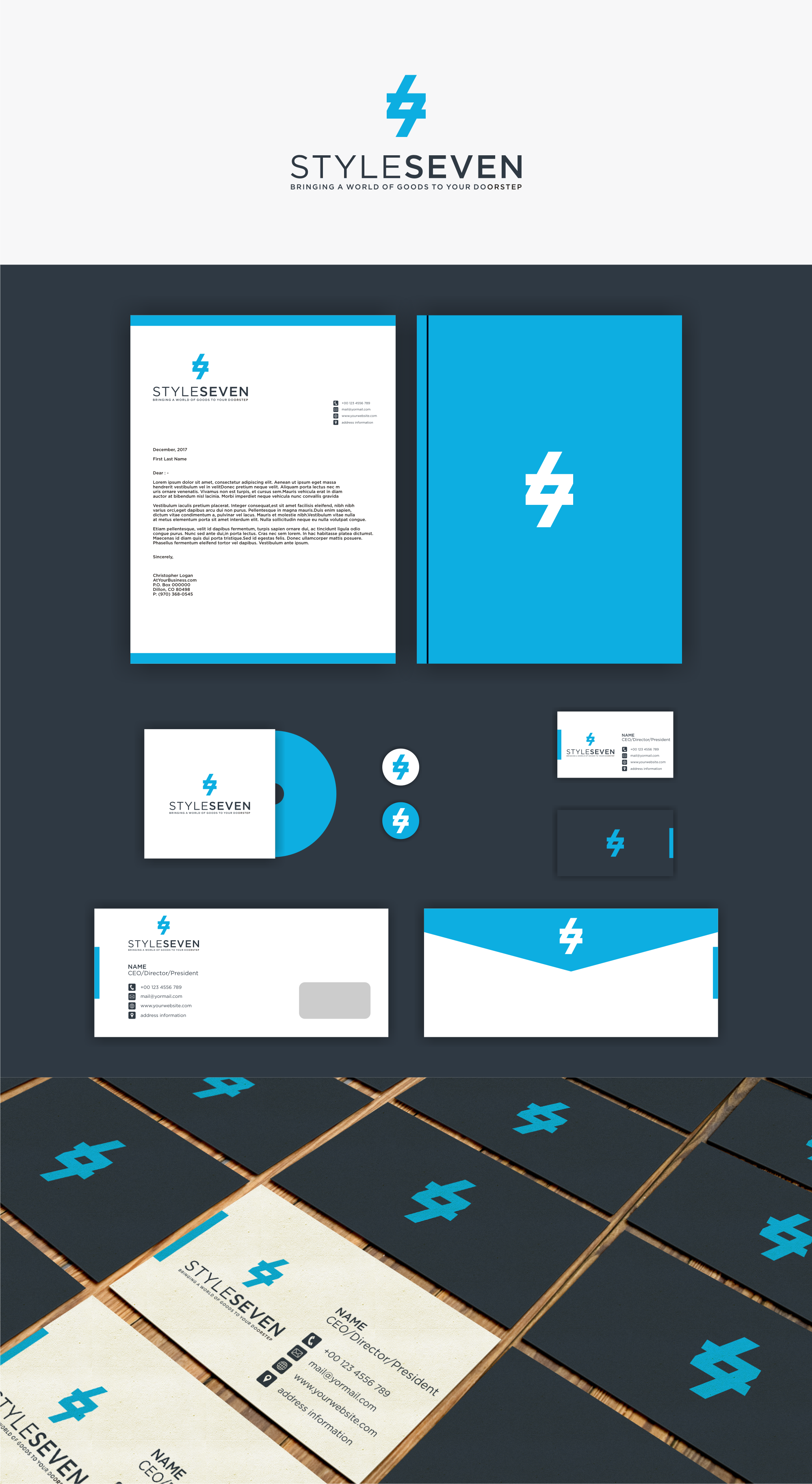 style seven in Logo & Brand Identity Inspiration by Briansky