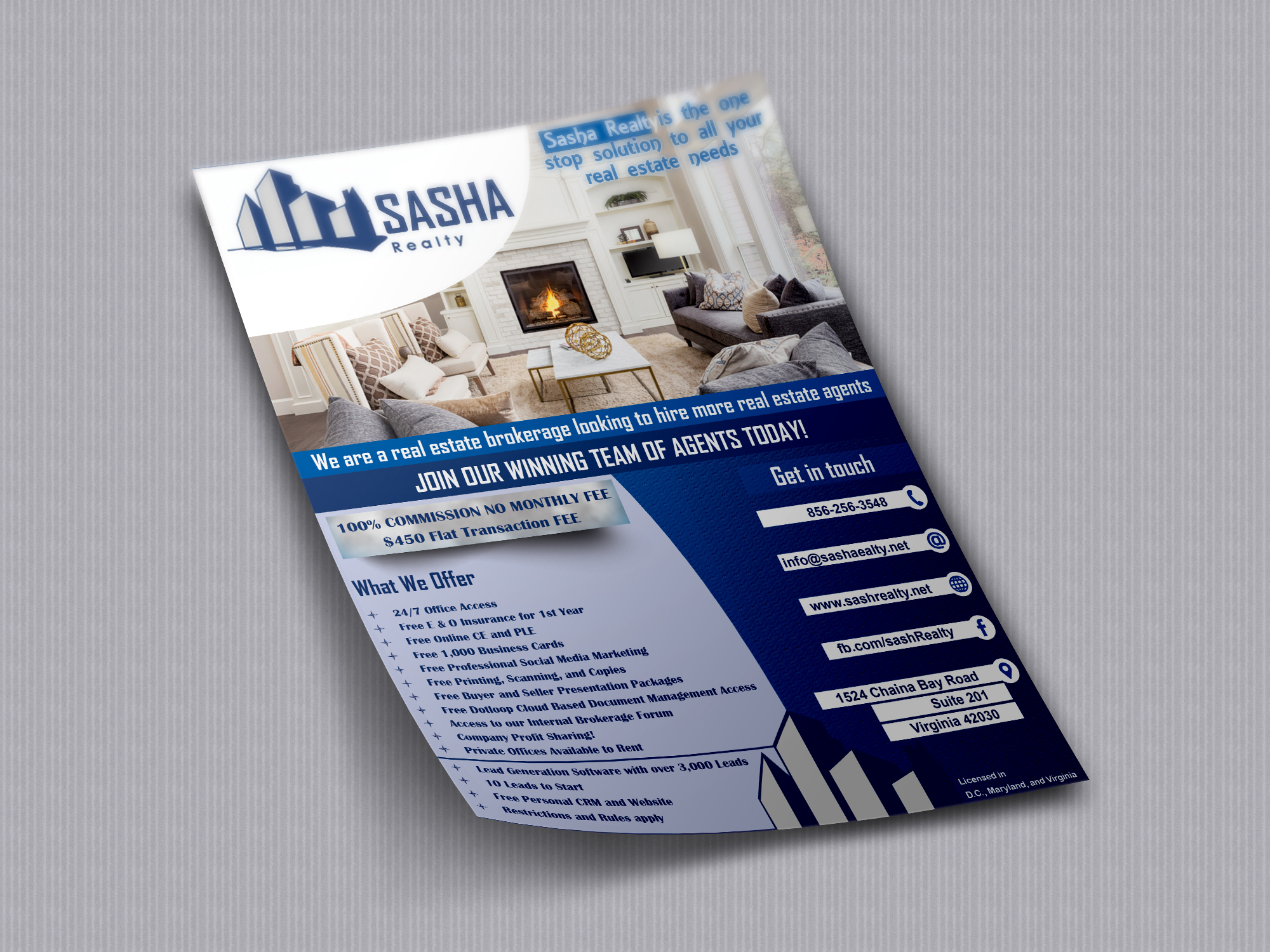 Flyer real estate by Sasha Solutions Flyer real estate in Print flyer design Inspiration by Sasha Solutions