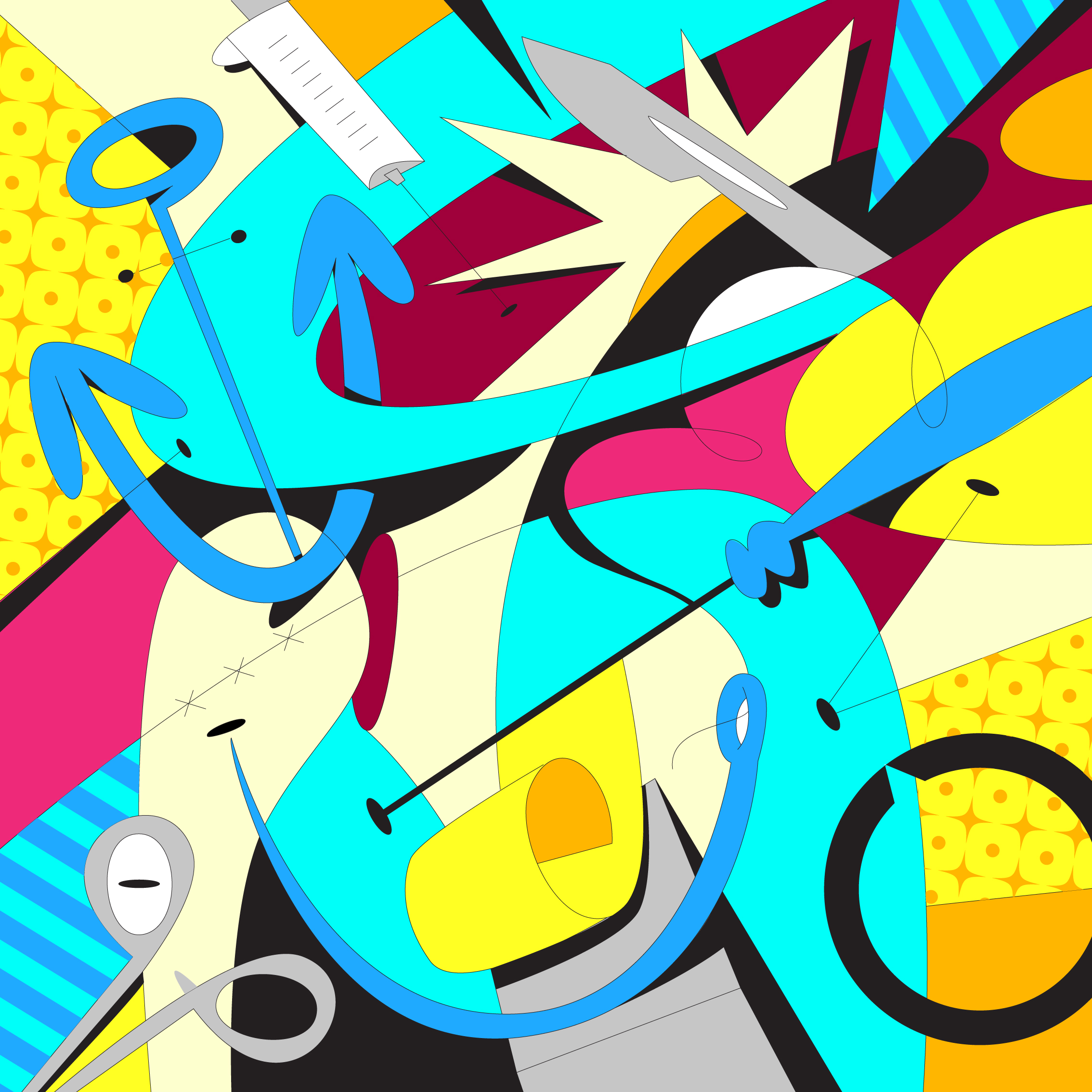 Scalpel in Illustration and Graphics Inspiration by Igor Cholda