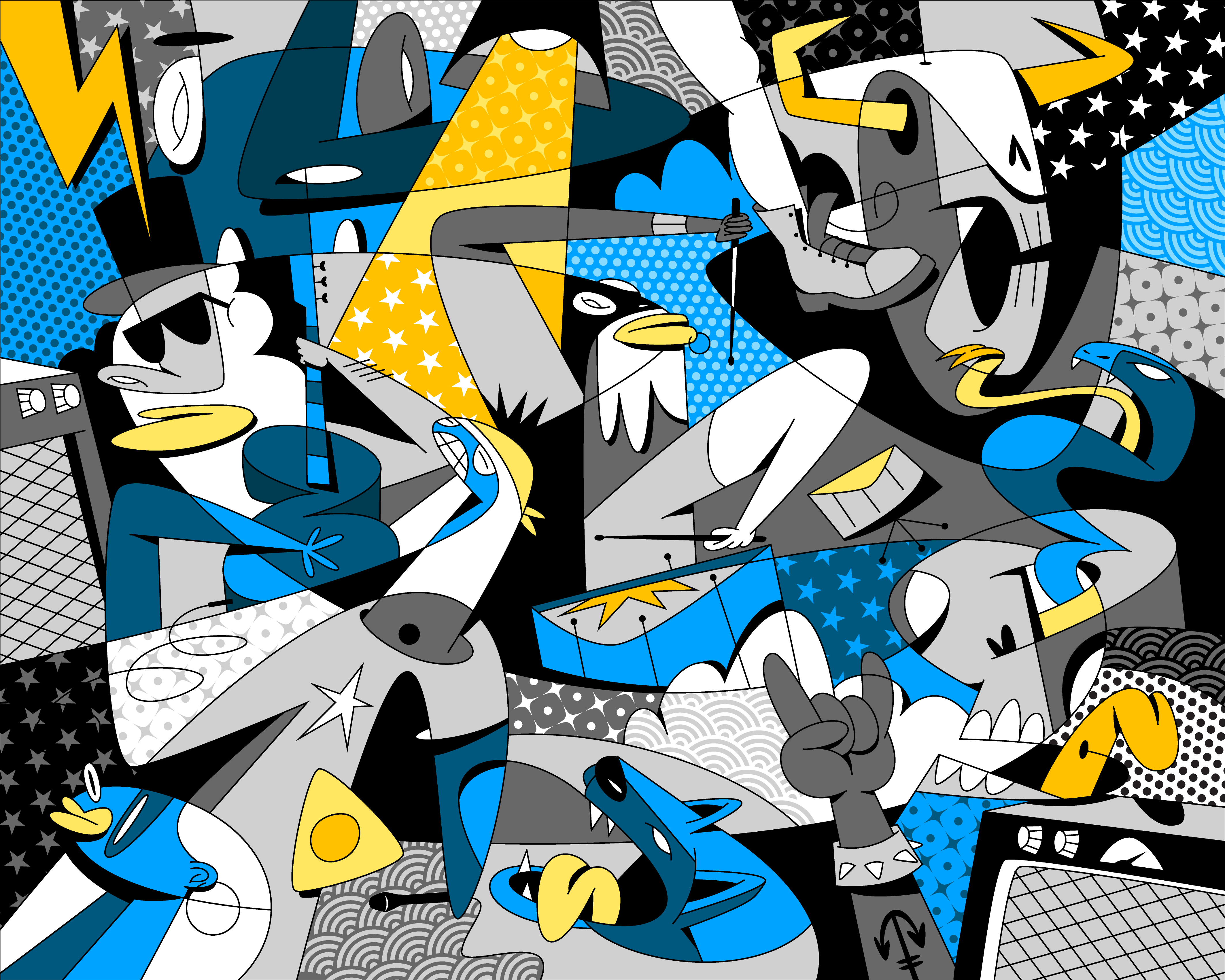 Legends in Illustration and Graphics Inspiration by Igor Cholda