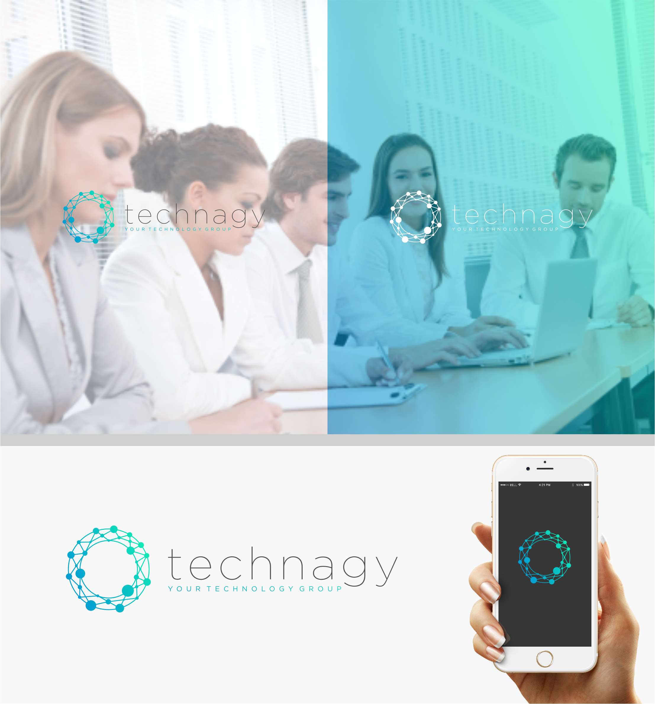 logo technology in Logo & Social Media Pack Inspiration by Lidya15