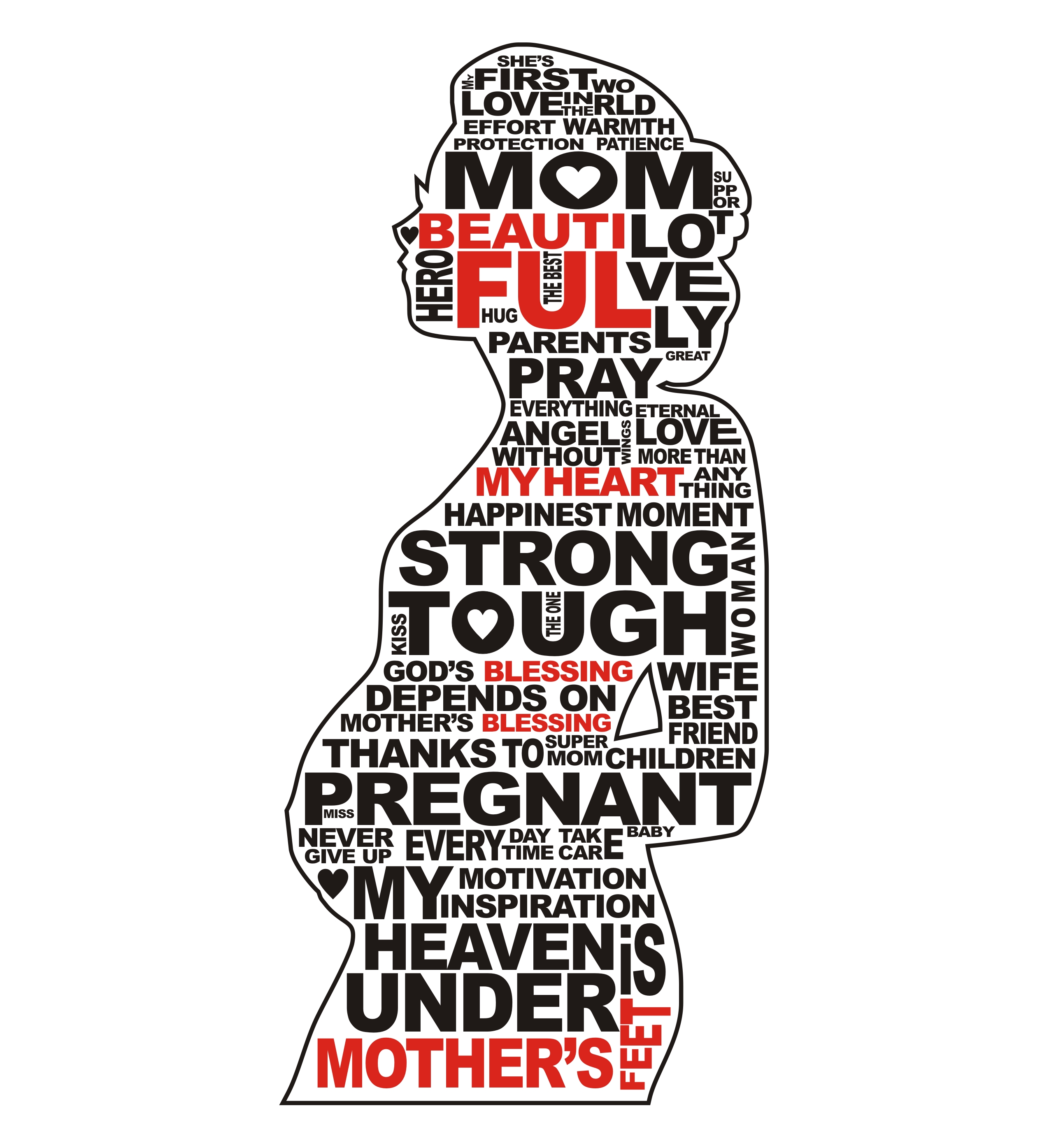 Mom's typography by Rizky Adam Mom's typography in Typography Inspiration by Rizky Adam