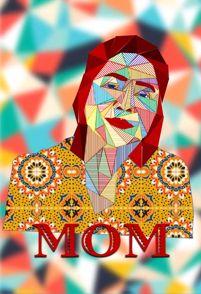 Mom's portrait in Digital Art Inspiration by Tanguy Gras