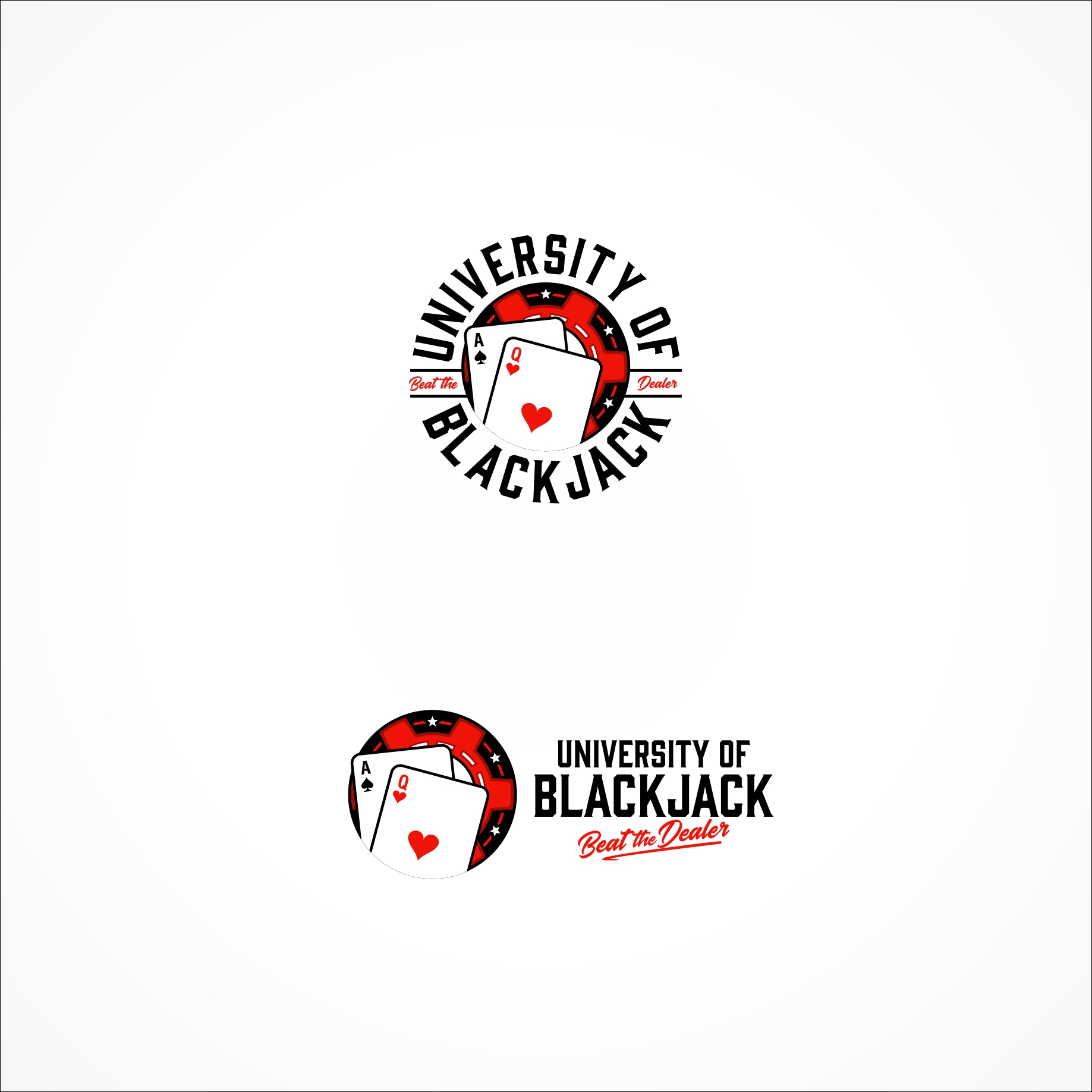 BLACKJACK in Logo Design Inspiration by Dustu