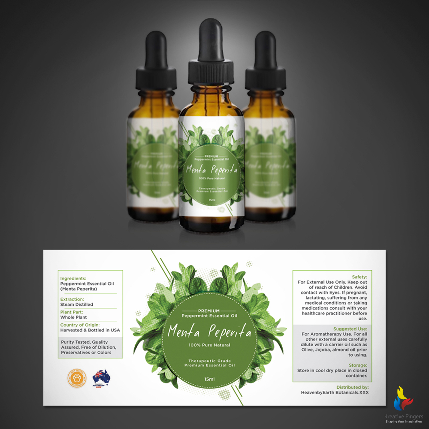 Label Design by Kreative Fingers Label Design in Packaging Design Inspiration by Kreative Fingers