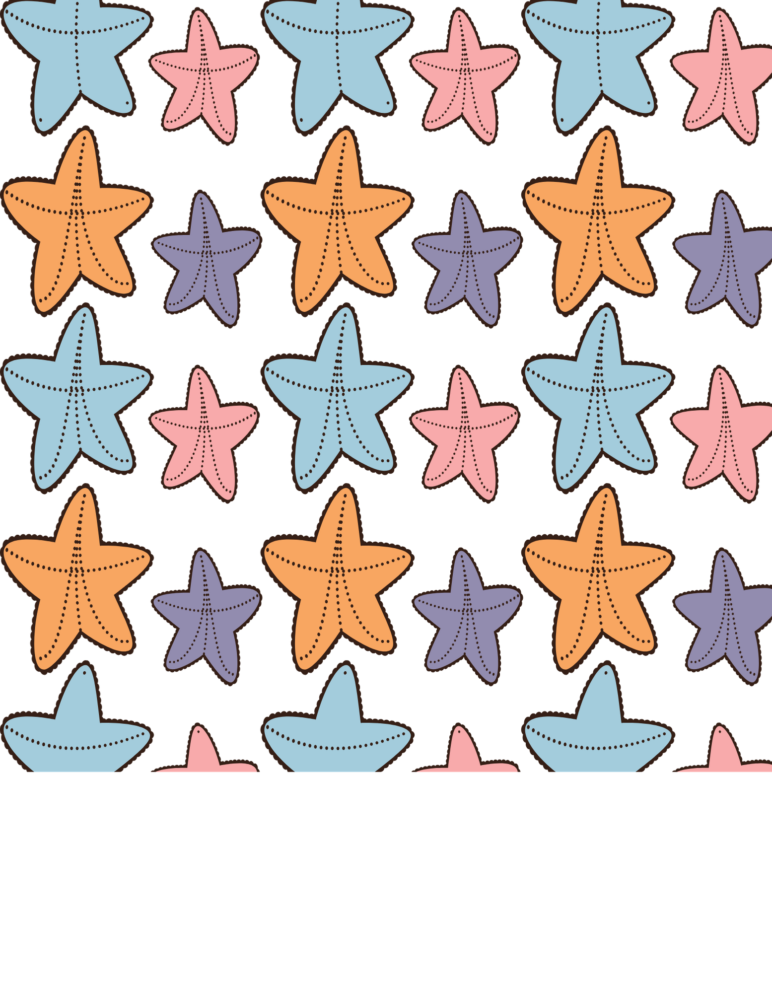 Summerly starfish by Emmanuel Nwibana Summerly starfish in Pattern & Surface Design Inspiration by Emmanuel Nwibana