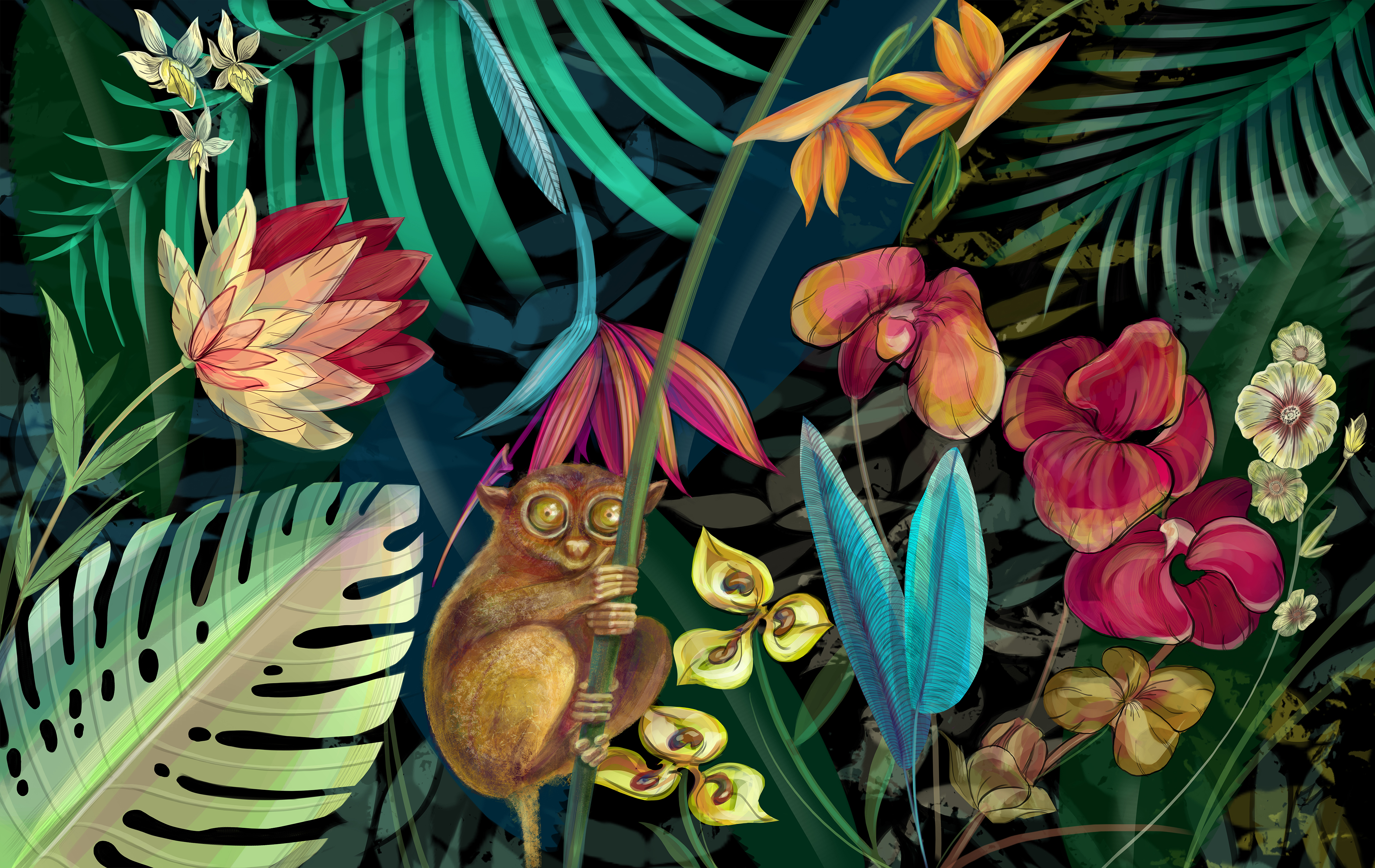 Tropical in Pattern & Surface Design Inspiration by Artur Tselishchev