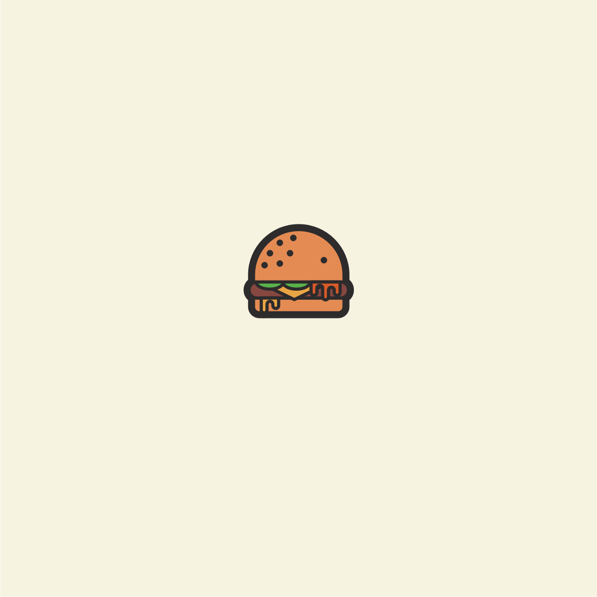 burger by Aim burger in Illustration and Graphics Inspiration by Aim