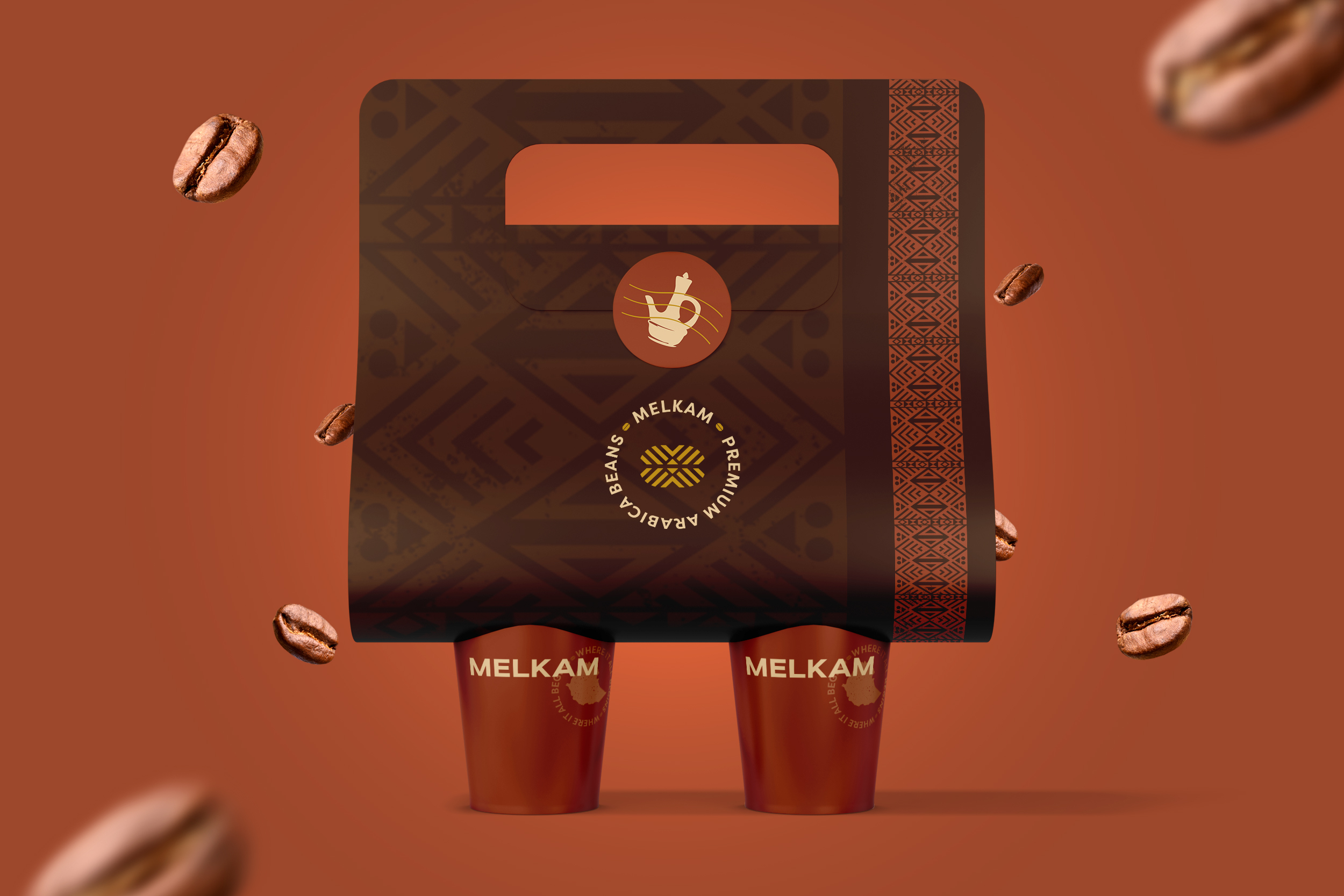 Melkam Coffee - Branding by Damir Melkam Coffee - Branding in Packaging Design Inspiration by Damir