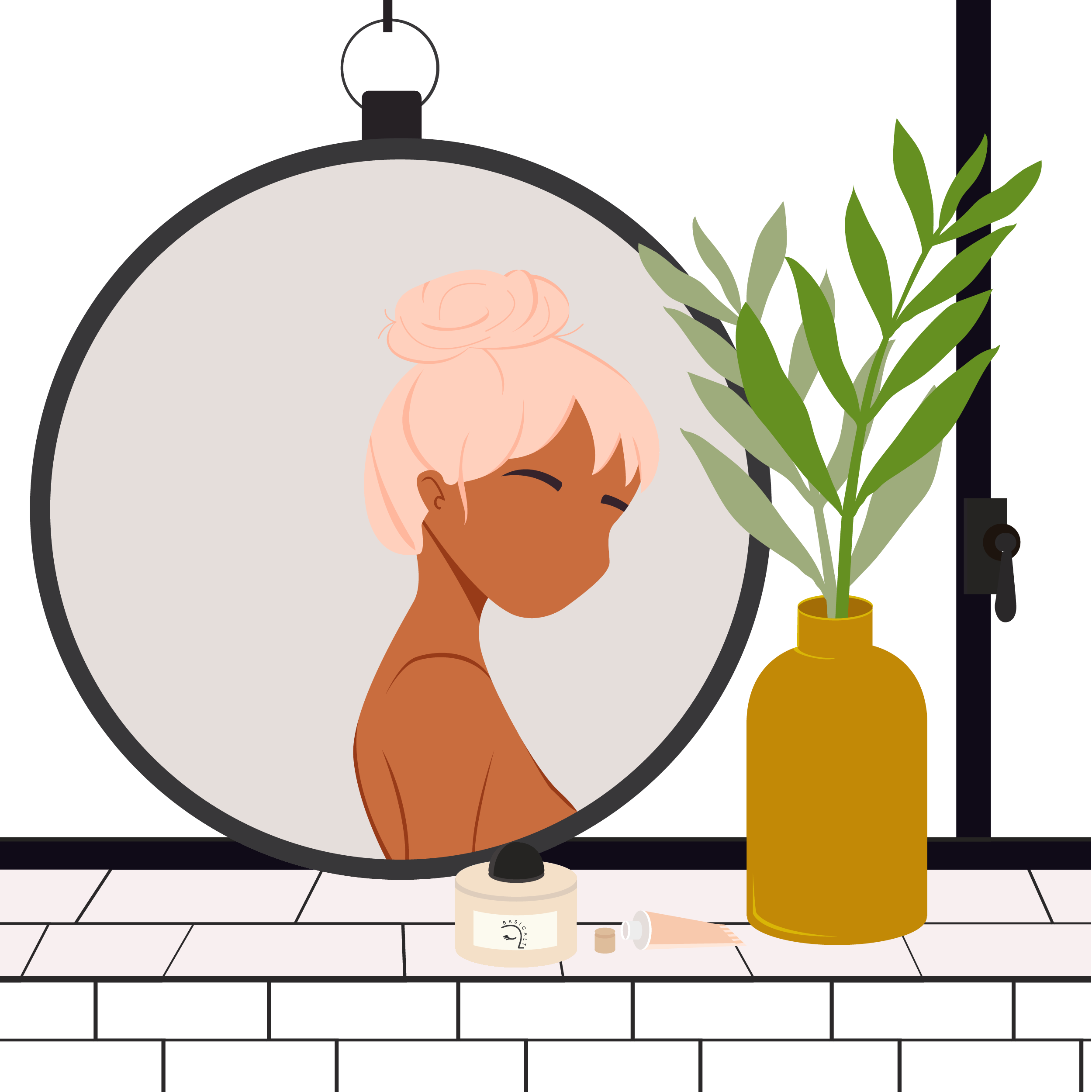 Mirror love by Alejandra Triana Mirror love in Vector Art Inspiration by Alejandra Triana
