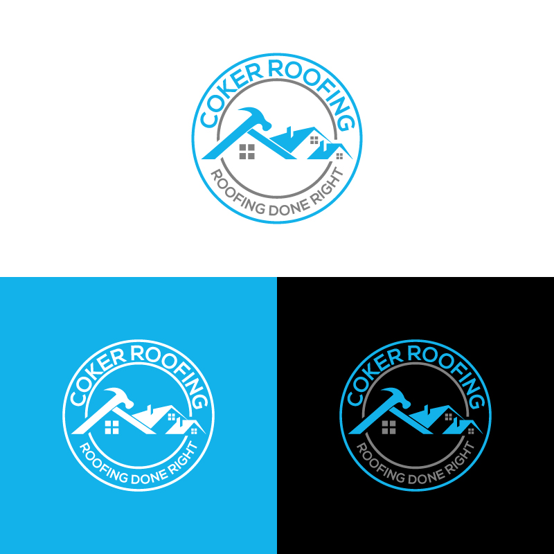 Logo Design for Coker Roofing by Morningit Logo Design for Coker Roofing in Logo & Brand Identity Inspiration by Morningit