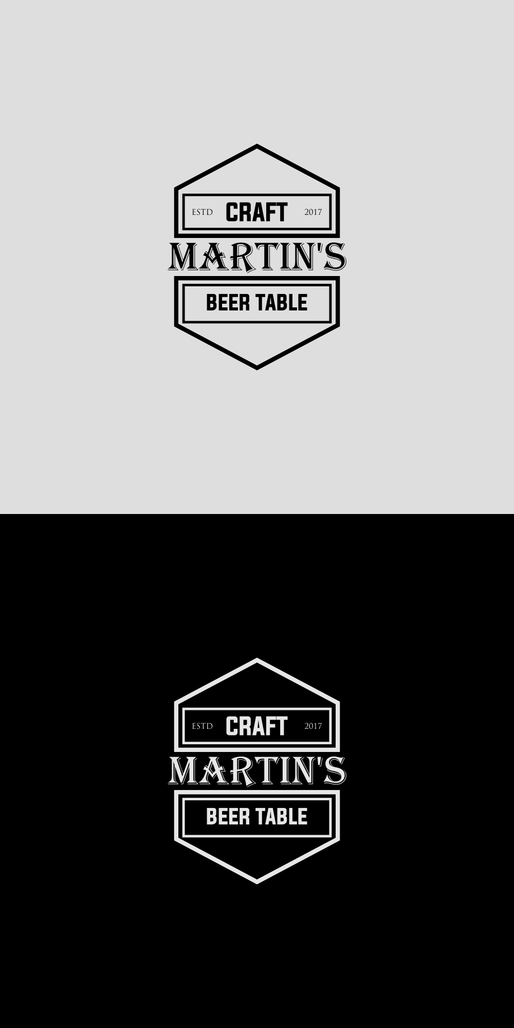 craft martins beer table by Kadal craft martins beer table in Label Design Inspiration by Kadal