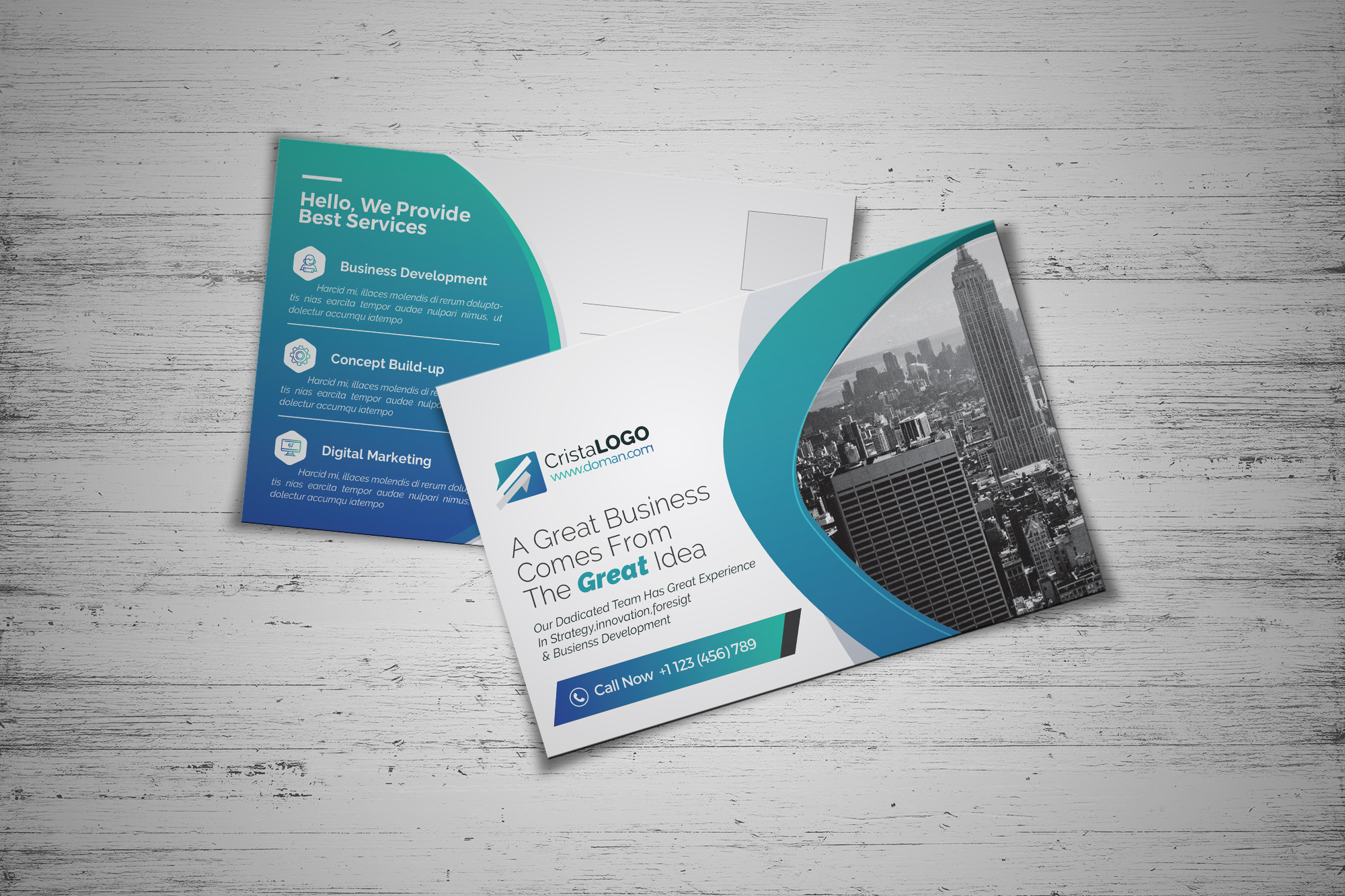 Post Card Template by Creativebengo Post Card Template in Postcard design Inspiration by Creativebengo