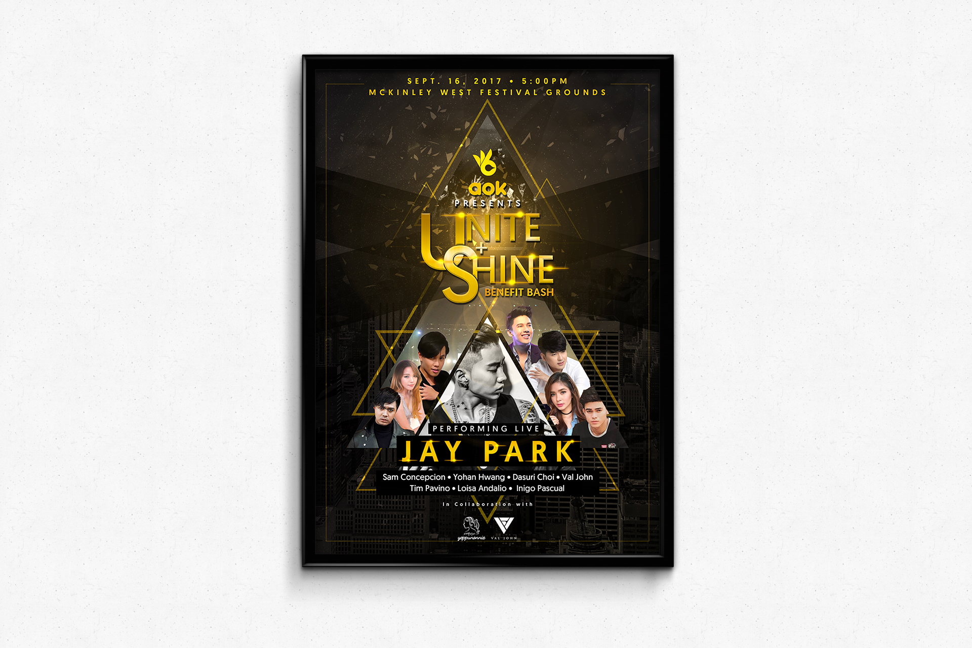 Unite and Shine Poster Design by P3kacosta Unite and Shine Poster Design in Poster Design Inspiration by P3kacosta