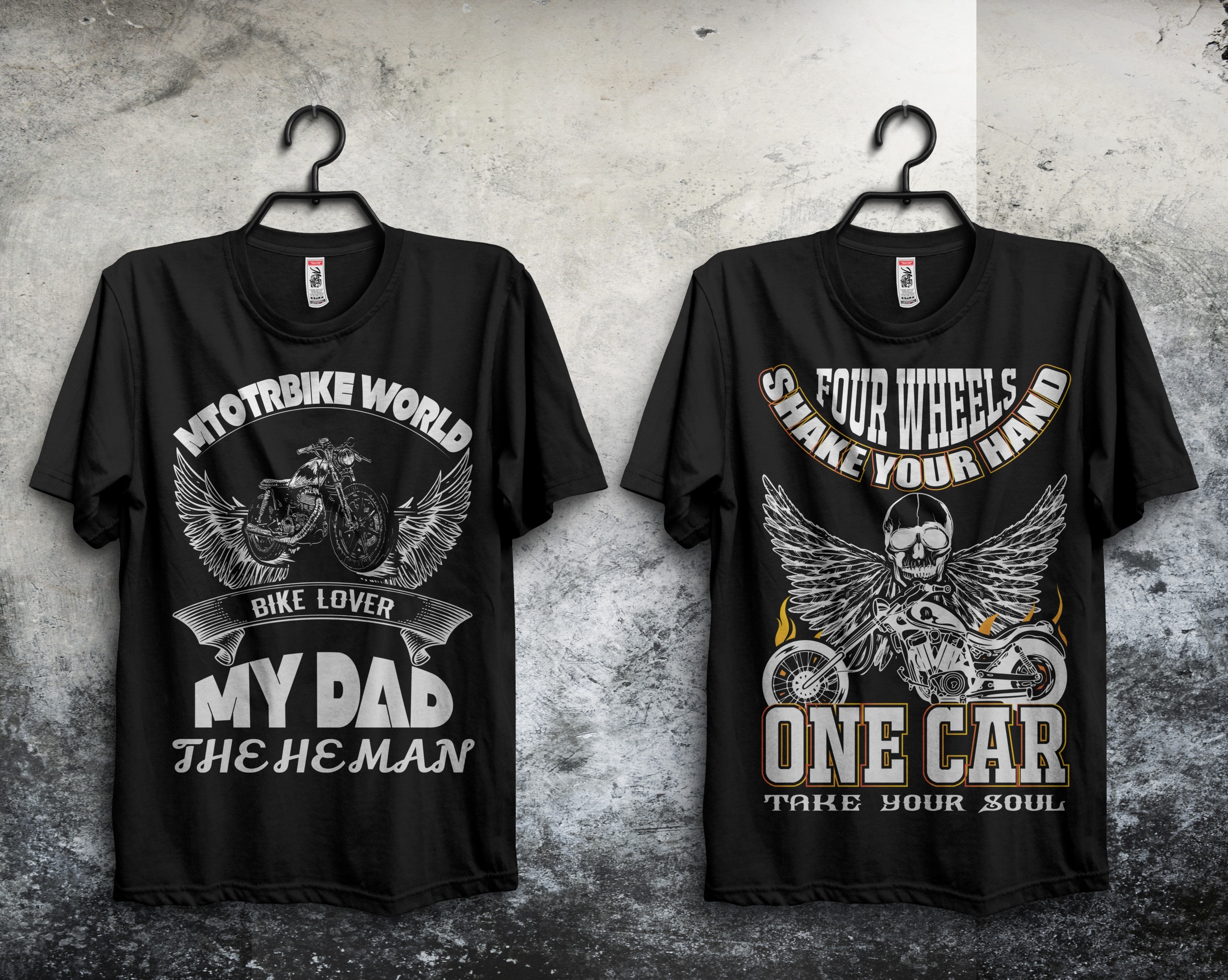 Motorcycle T-shirt Design in T-Shirt Design Inspiration by Pavelmaster02