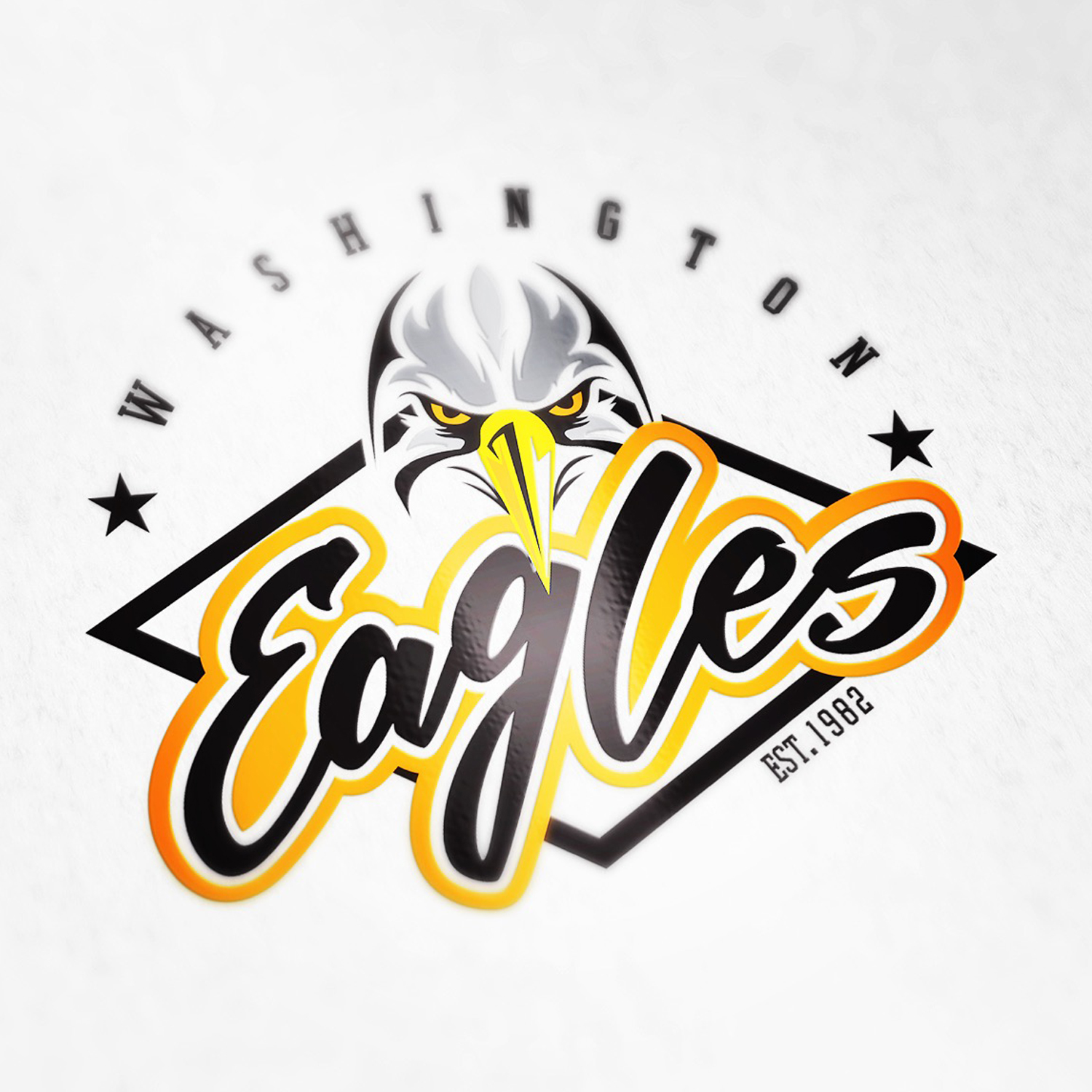 Washington Eagles Team Logo Design by Christian Alexis Washington Eagles Team Logo Design in Logo Design Inspiration by Christian Alexis