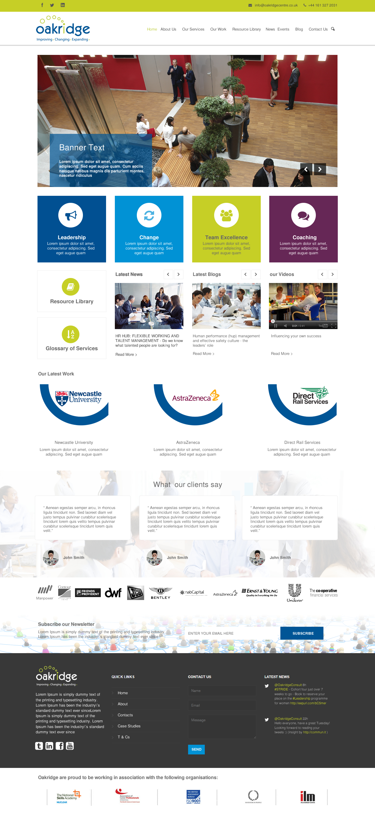 Oakridge by Tm Designs Oakridge in Website Design Inspiration by Tm Designs