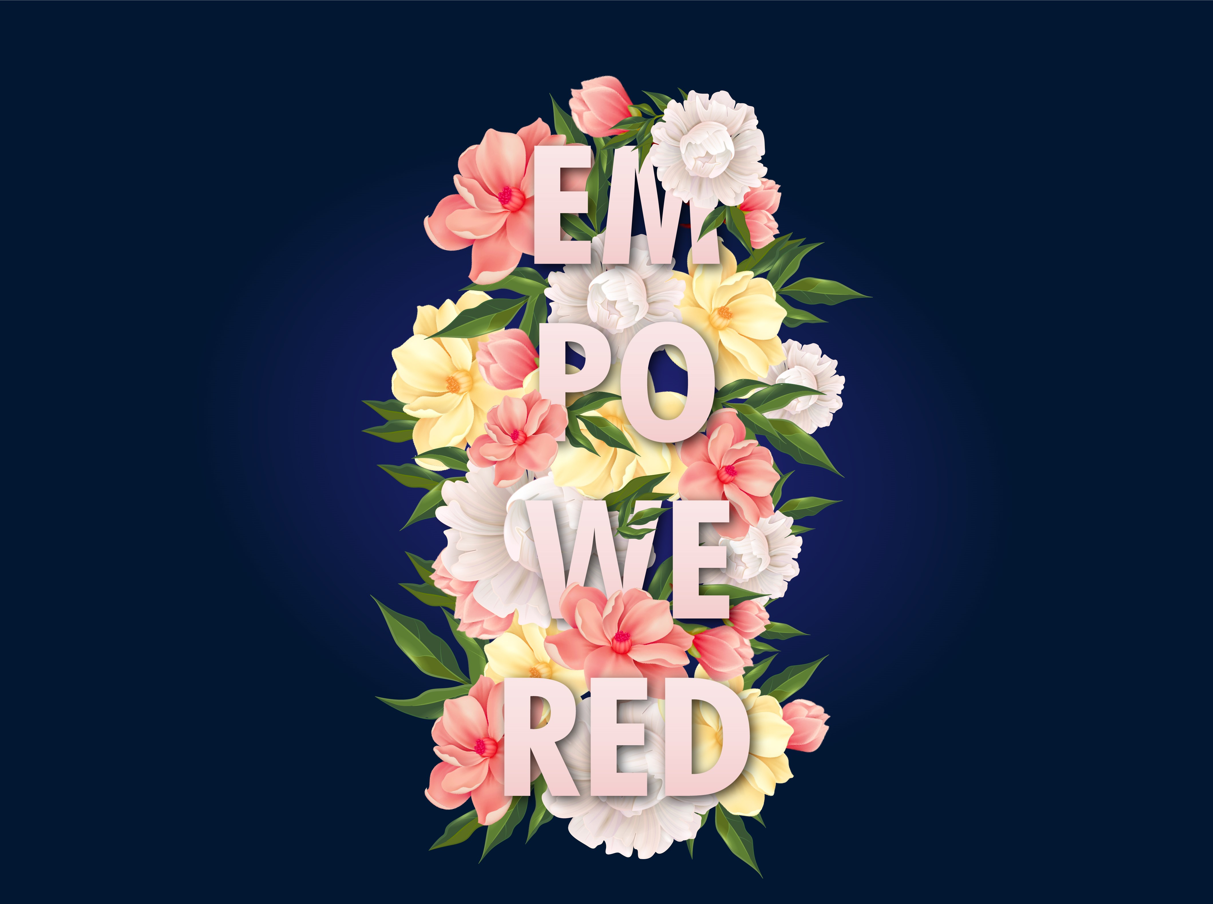 Empowered by Jasgul Bambah Empowered in Typography Inspiration by Jasgul Bambah
