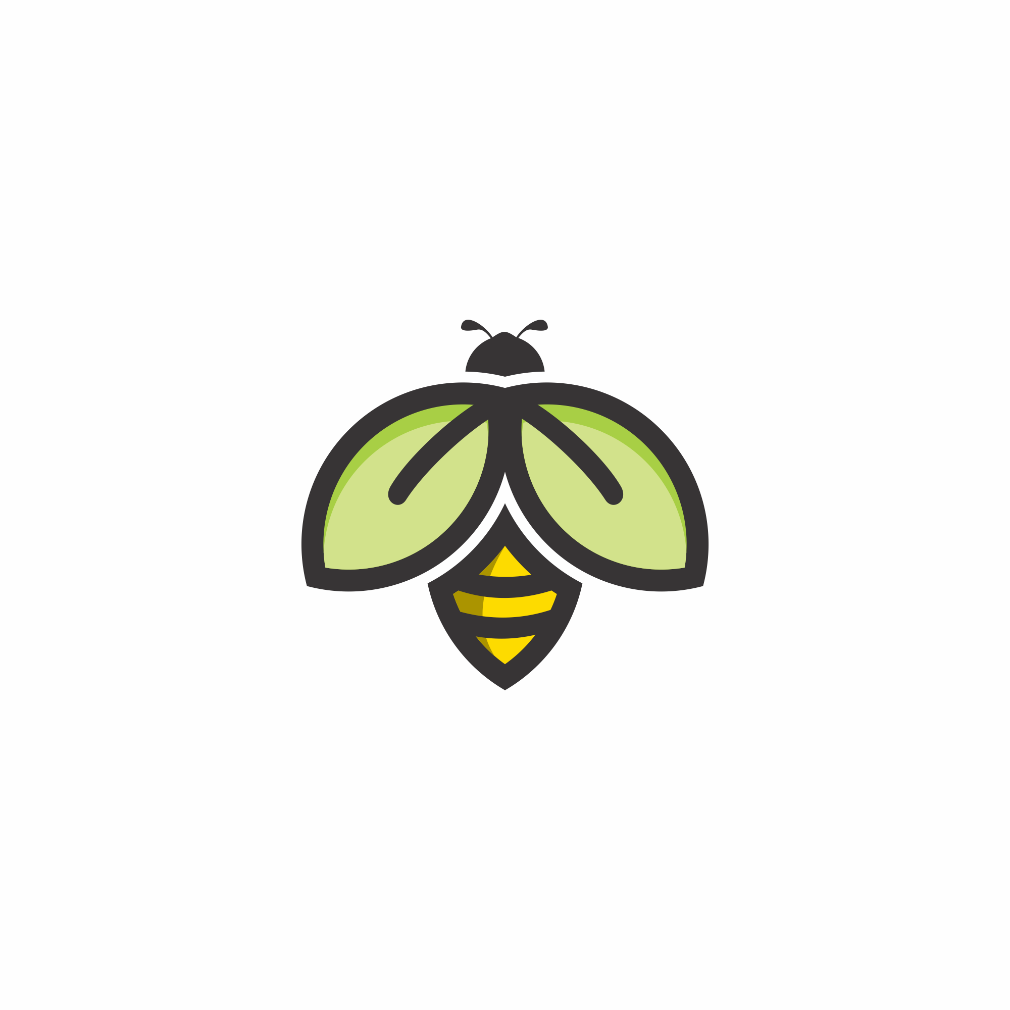 green bee by Ikang Navalm green bee in Logo Design Inspiration by Ikang Navalm
