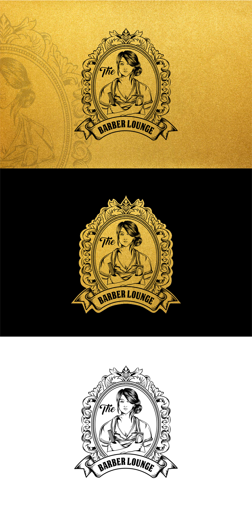 Barber Girl by Fauzanhabib97 Barber Girl in Character & Mascot design Inspiration by Fauzanhabib97