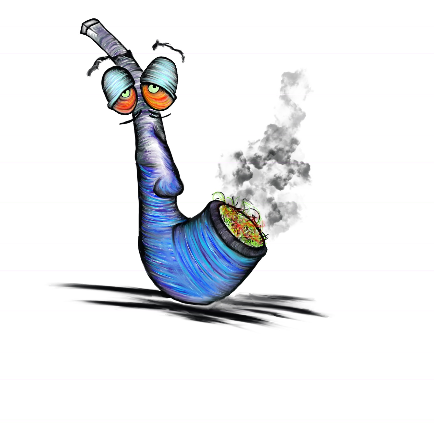 Smoking Pipe Doodle Art Inspiration 129021 by Matthew Barnes