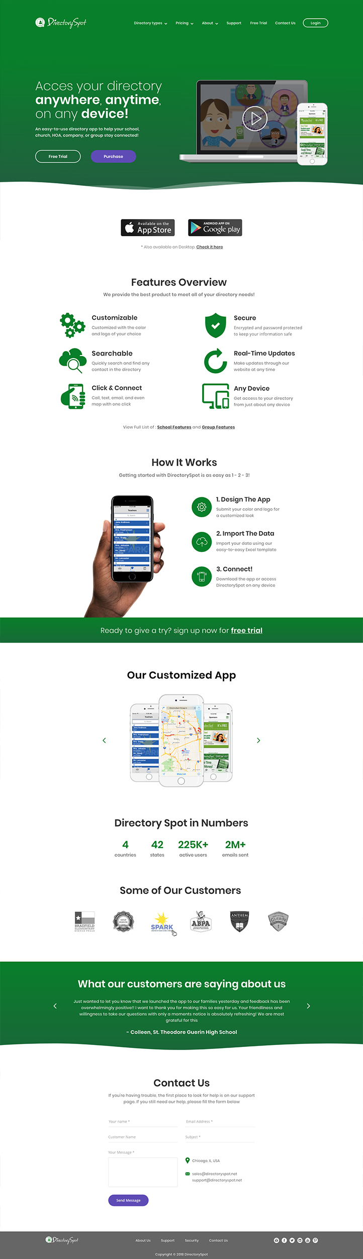 Landing Page Directory Spot in Landing page design Inspiration by Todor Dimov