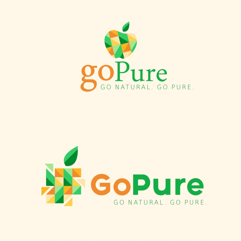 GoPure Logo by Mandy Van Der Merwe GoPure Logo in Logo Design Inspiration by Mandy Van Der Merwe