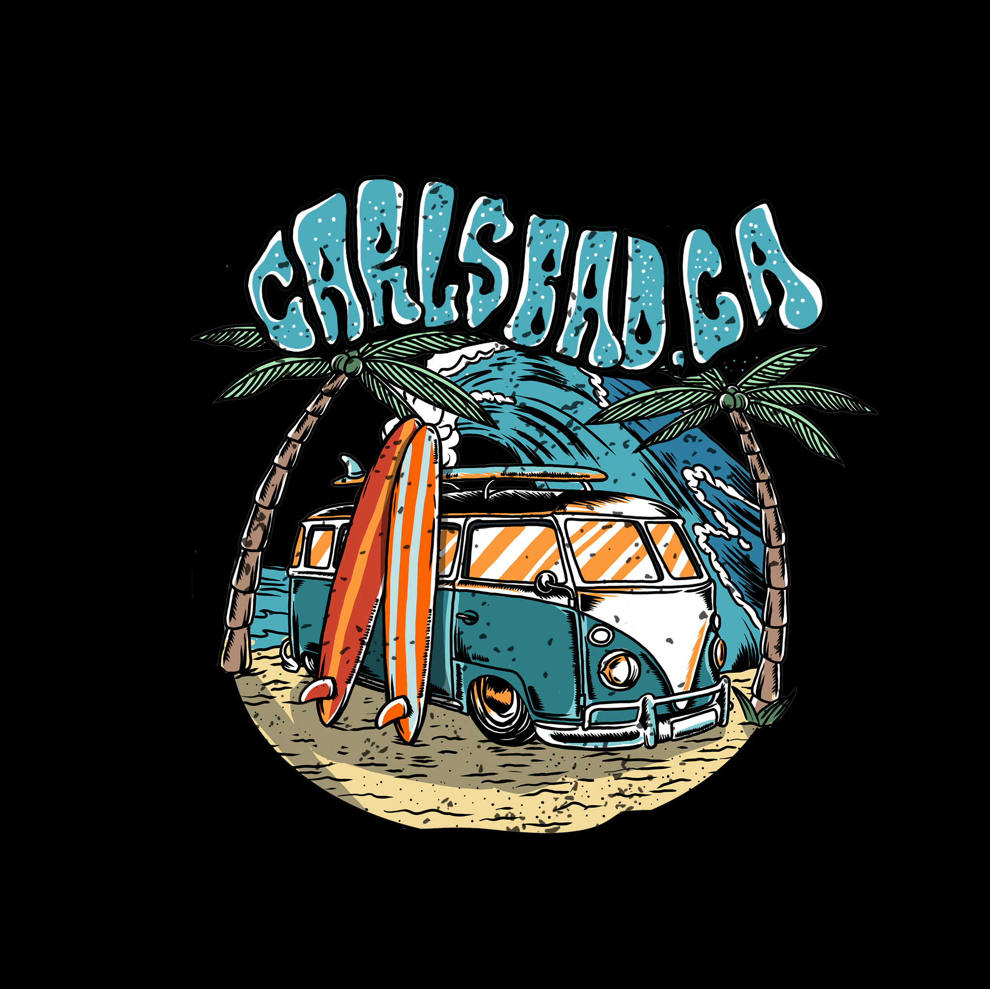 design tshirt vintage illustration volks wagen surfer by Visual Martyr Studio design tshirt vintage illustration volks wagen surfer in Illustration and Graphics Inspiration by Visual Martyr Studio