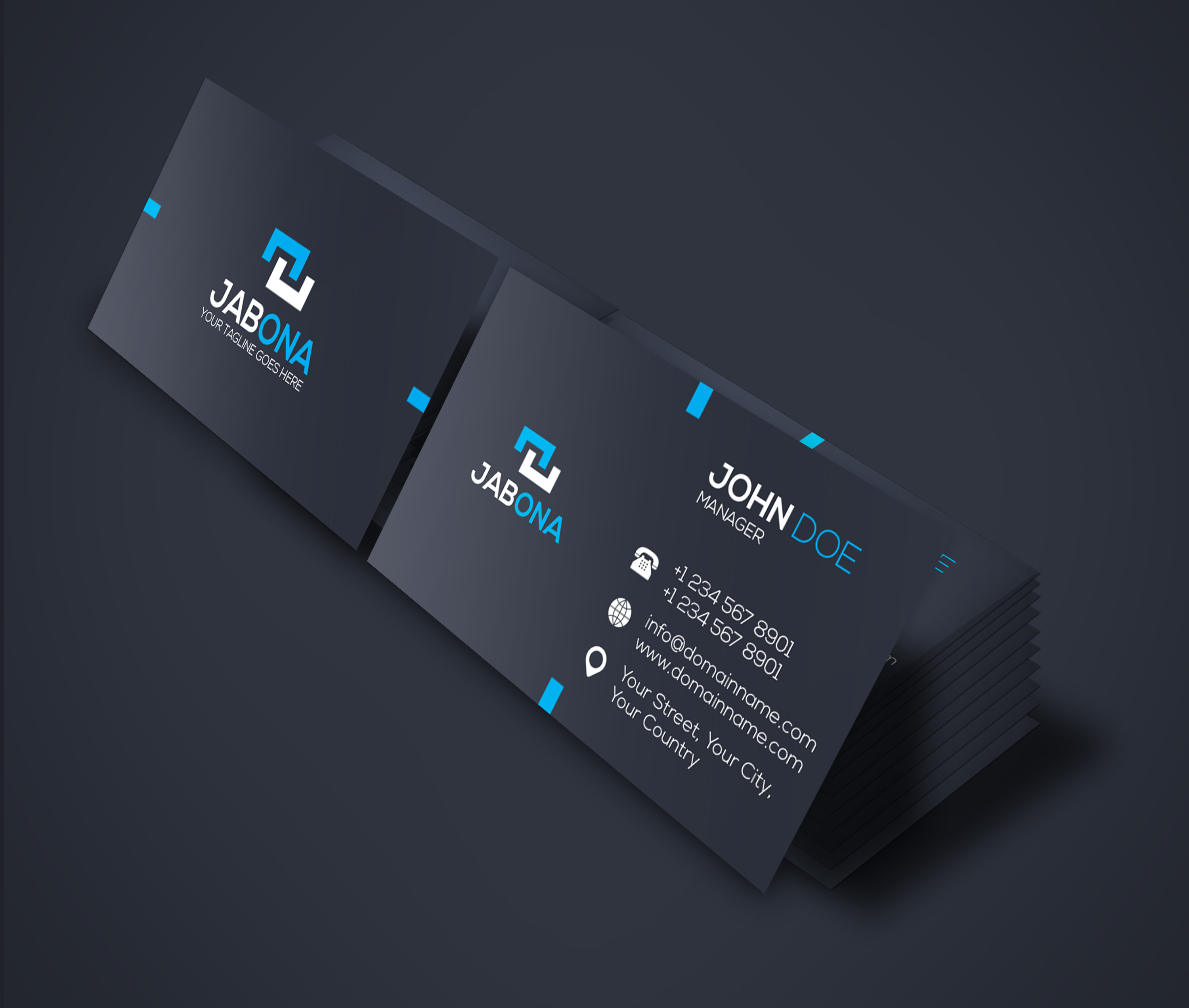 Corporate Business Card in Business Card Design Inspiration by Rayhan Sumon