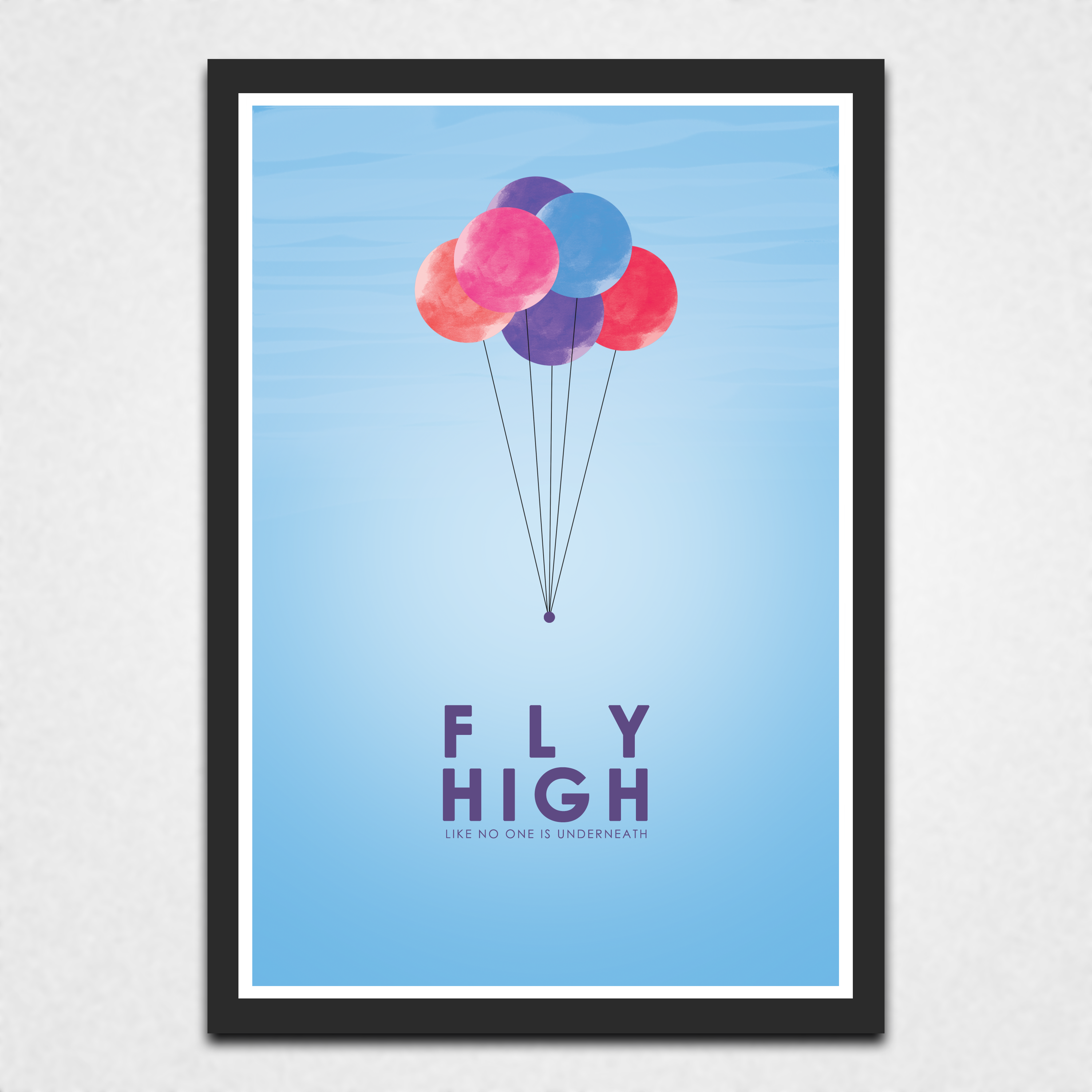 Poster Design - Fly High in Poster Design Inspiration by Pashanate Media