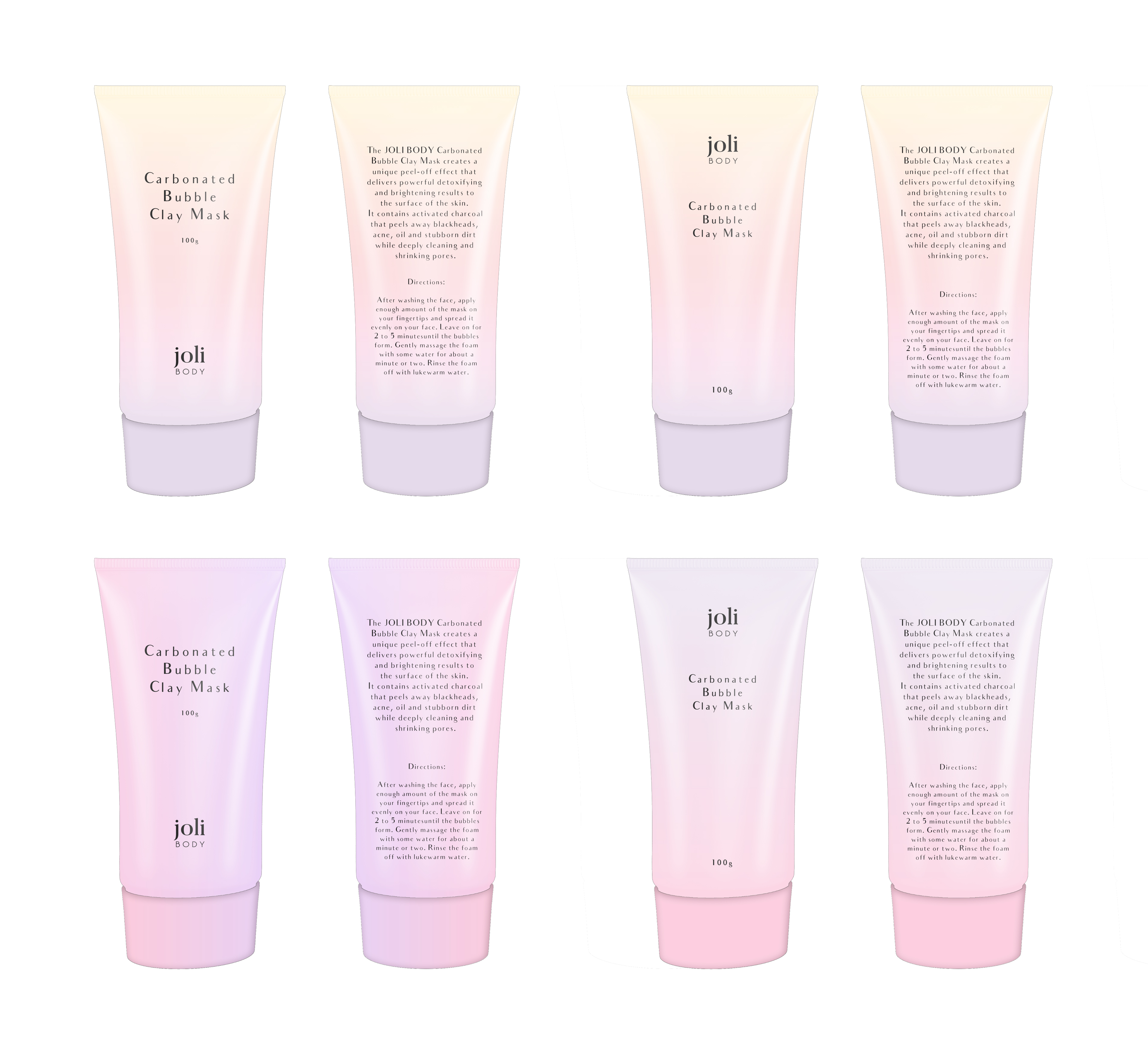 Bubble clay mask tube packaging by Alexandranique Bubble clay mask tube packaging in Packaging Design Inspiration by Alexandranique