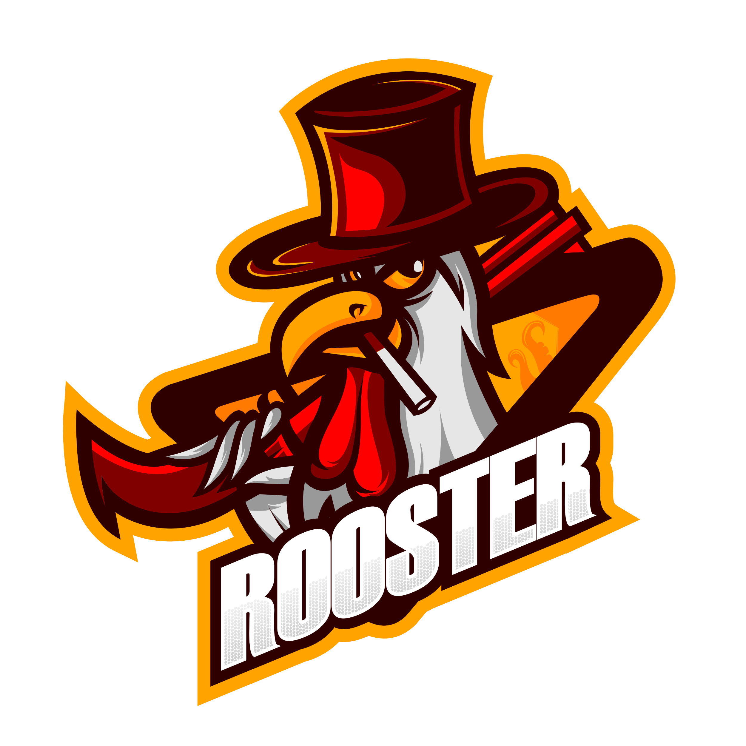 Rooster logo for streamer by Robert Rooster logo for streamer in Character & Mascot design Inspiration by Robert