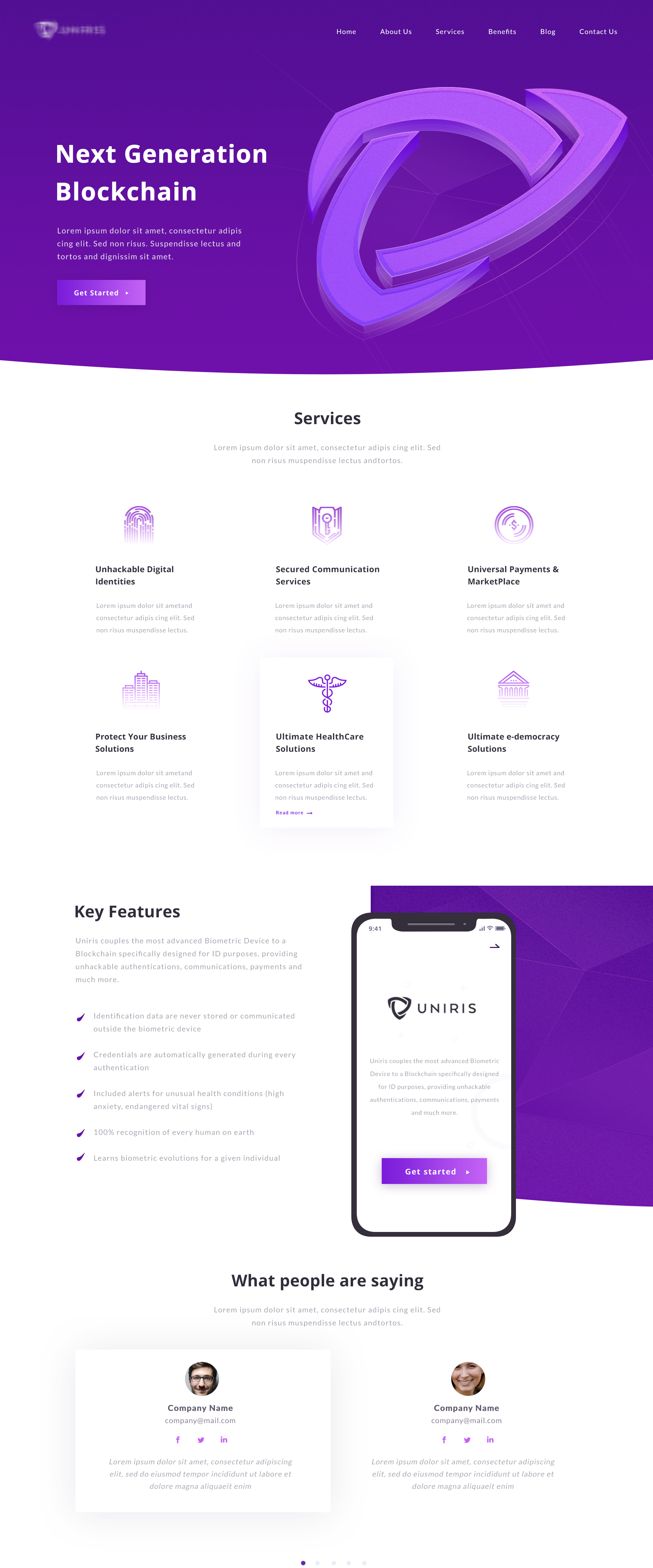 Blockchain website by Bouchra Blockchain website in Website Design Inspiration by Bouchra
