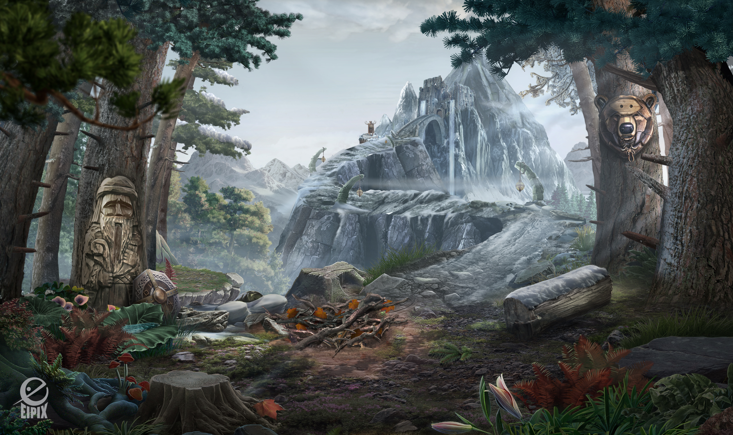 Forest_path in Illustration and Graphics Inspiration by Ilija Mandic