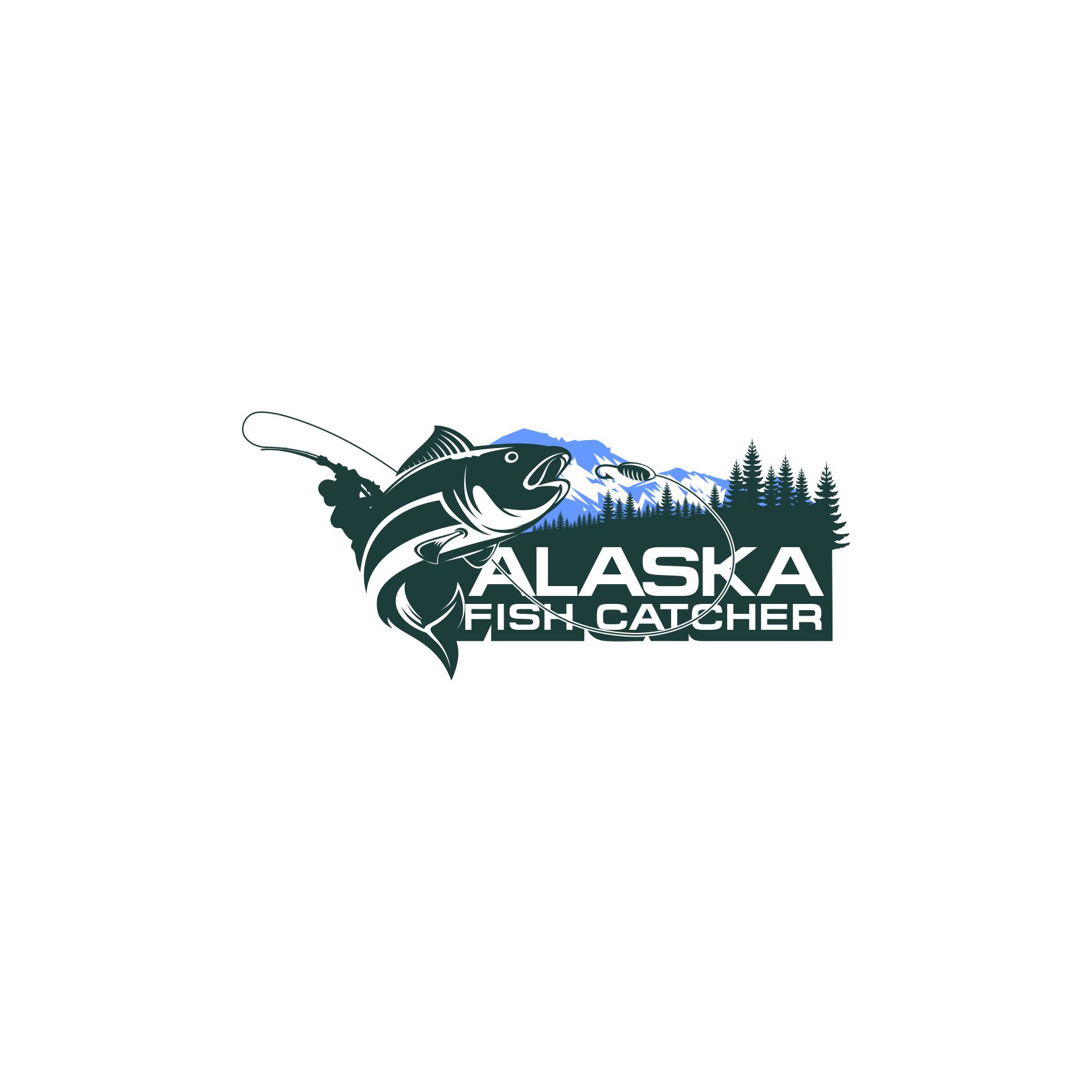 ALASKA FISH CATCHER by Miracle ALASKA FISH CATCHER in Logo Design Inspiration by Miracle