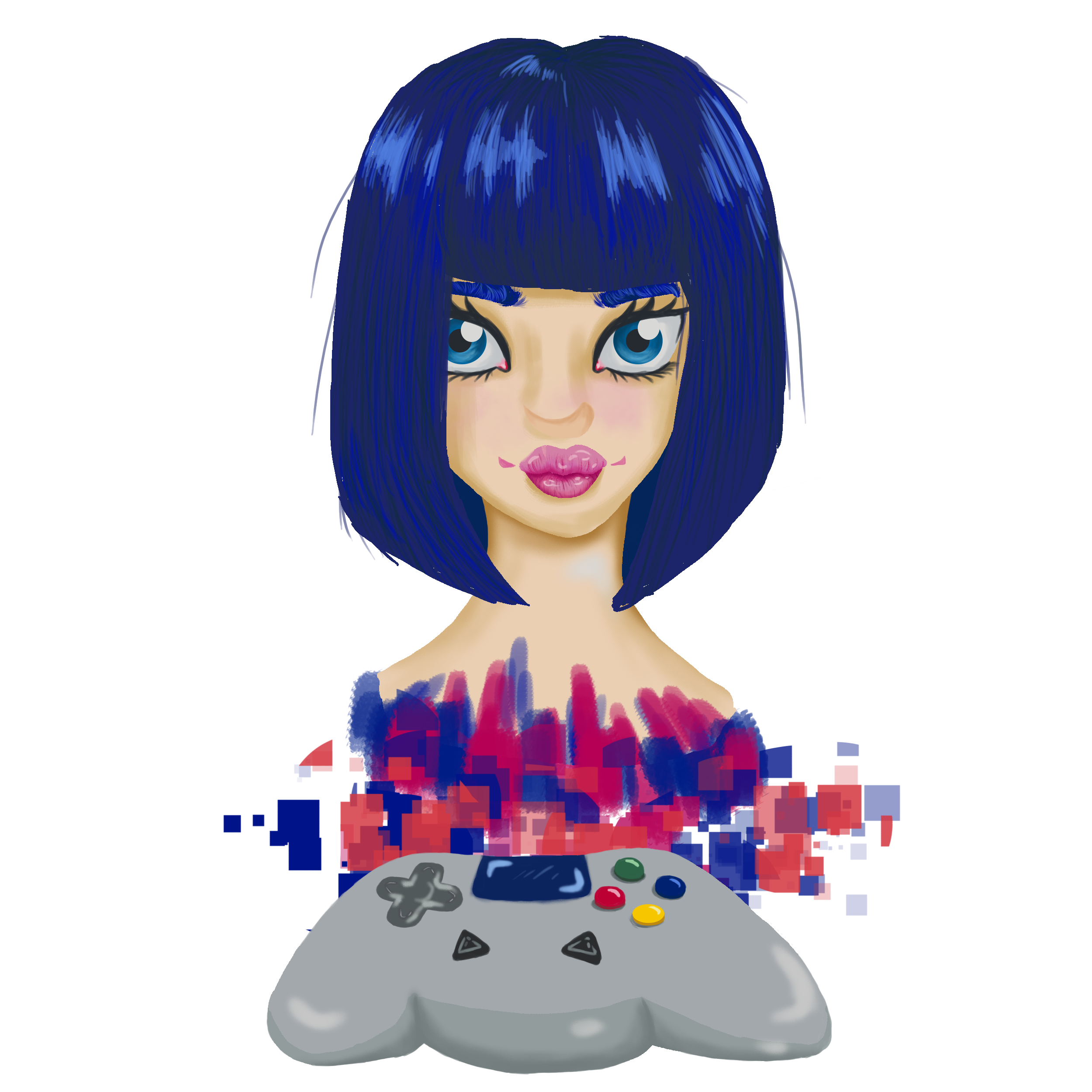 Love Game. by Carla Orellana Love Game. in Cartoon & Caricature Inspiration by Carla Orellana