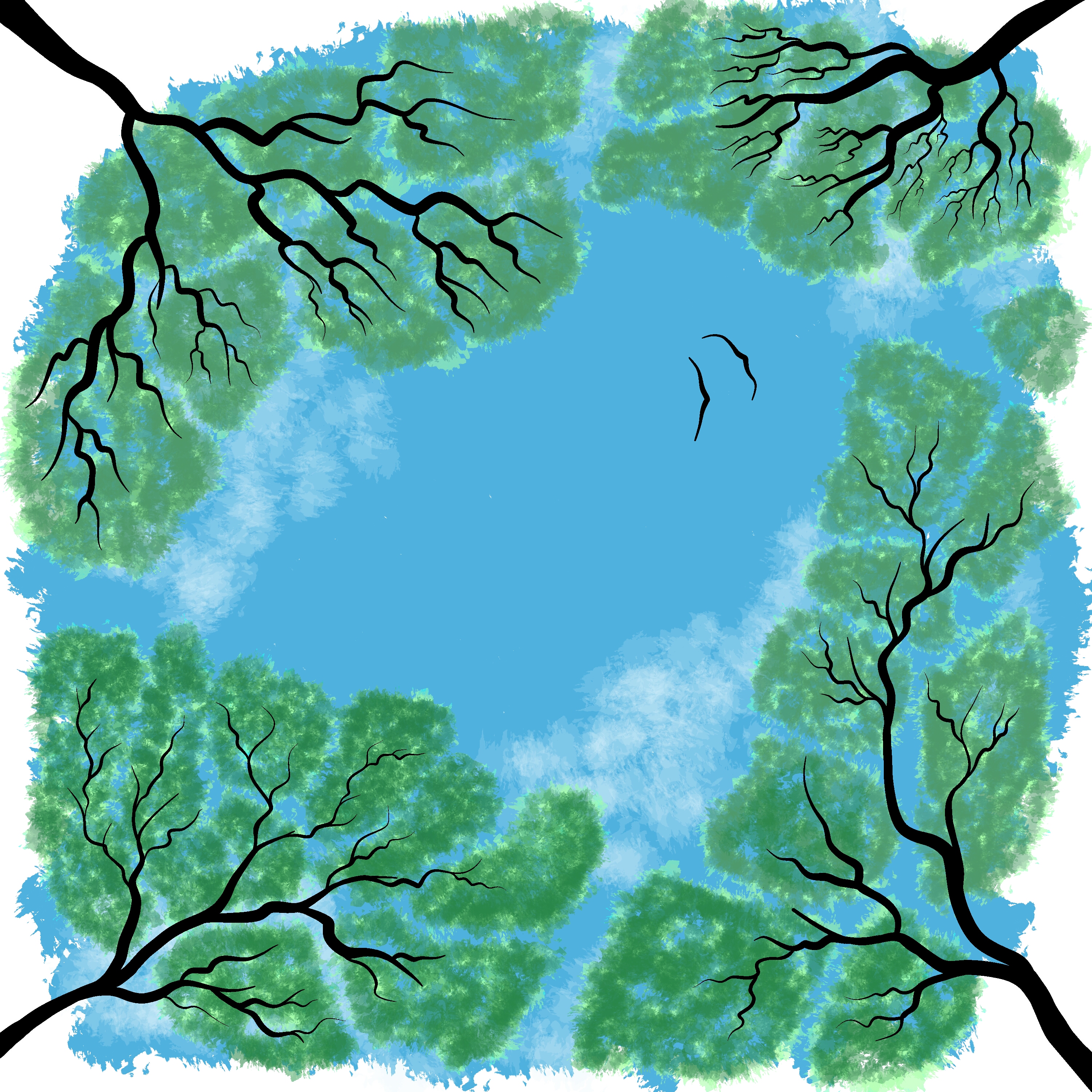 Mother Earth always love us in Digital Painting Inspiration by Ruth Joy Labitag