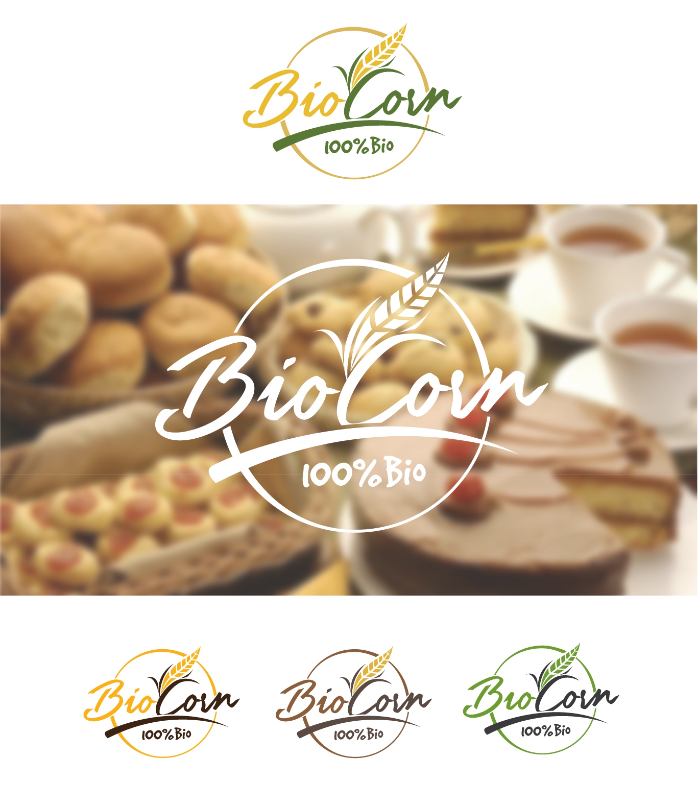 Bio Corn logo by Dubaiarts Bio Corn logo in Logo Design Inspiration by Dubaiarts