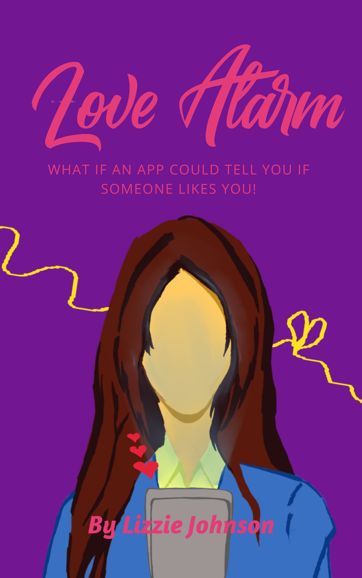 Cover love alarm by Shivakshi Singh Cover love alarm in Book cover Design Inspiration by Shivakshi Singh