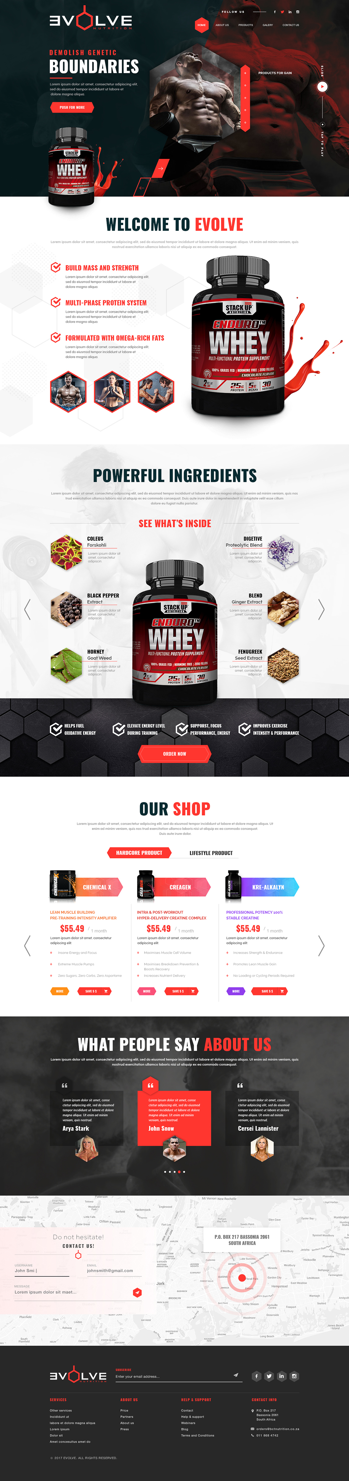 Evolve by Milan Peulic Evolve in Website Design Inspiration by Milan Peulic