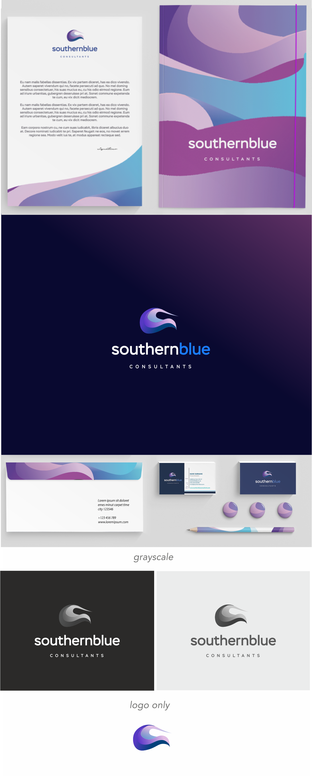 Southern Blue by Natasa_radulovic Southern Blue in Logo & Brand Identity Inspiration by Natasa_radulovic